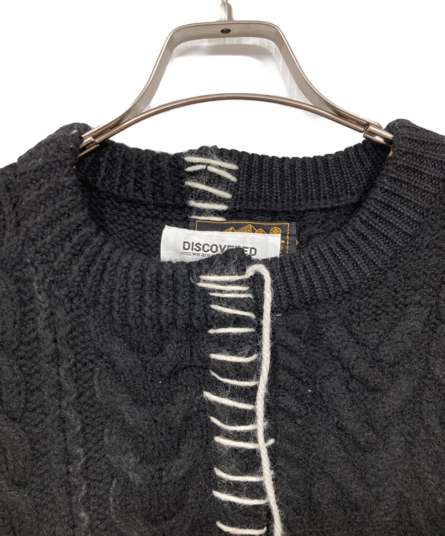 DISCOVERED (ディスカバード) Nordic Collage Sweater ブラック サイズ:F