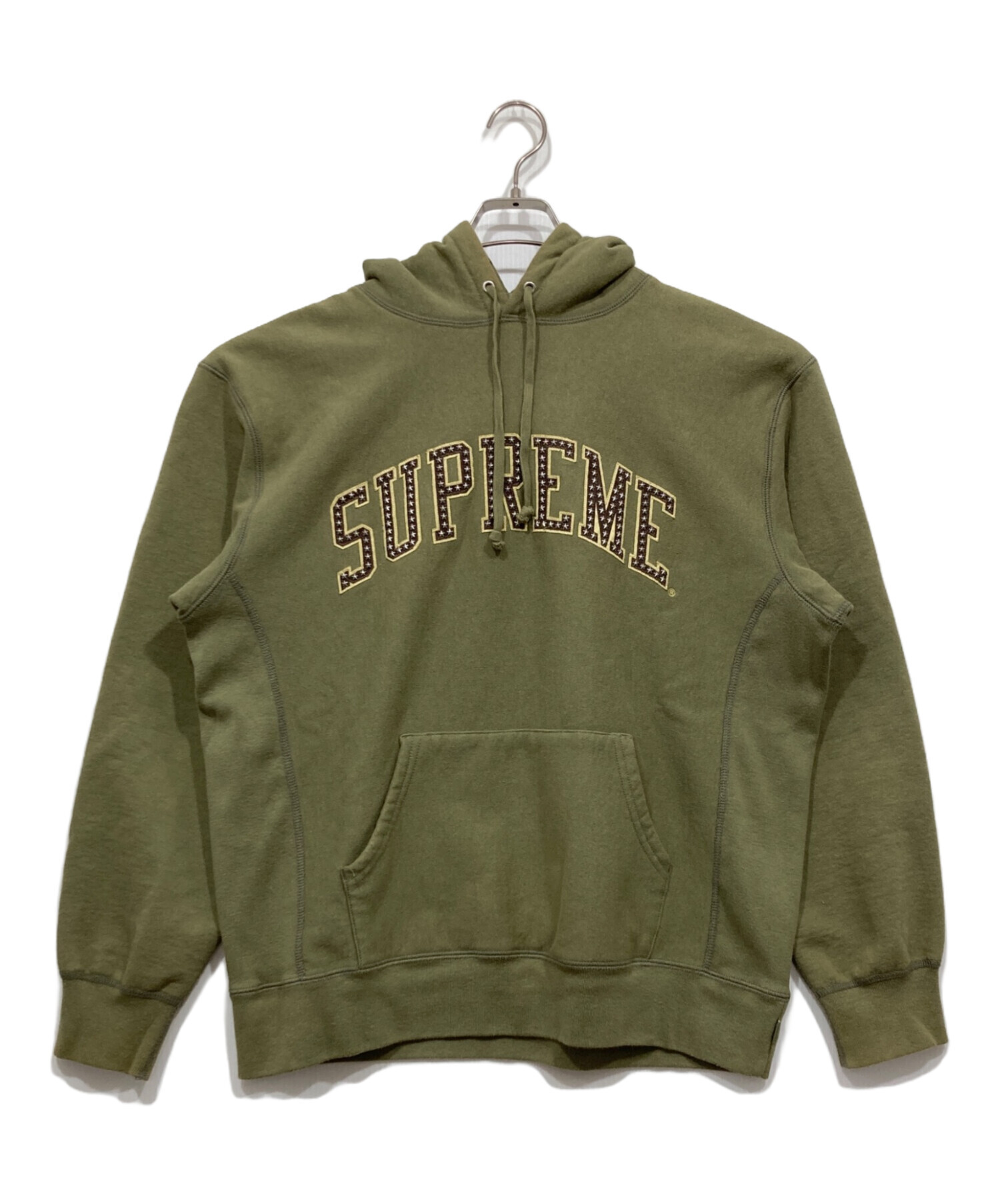 中古・古着通販】SUPREME (シュプリーム) Stars Arc Hooded Sweatshirt 黄緑 サイズ:M｜ブランド・古着通販  トレファク公式【TREFAC FASHION】スマホサイト