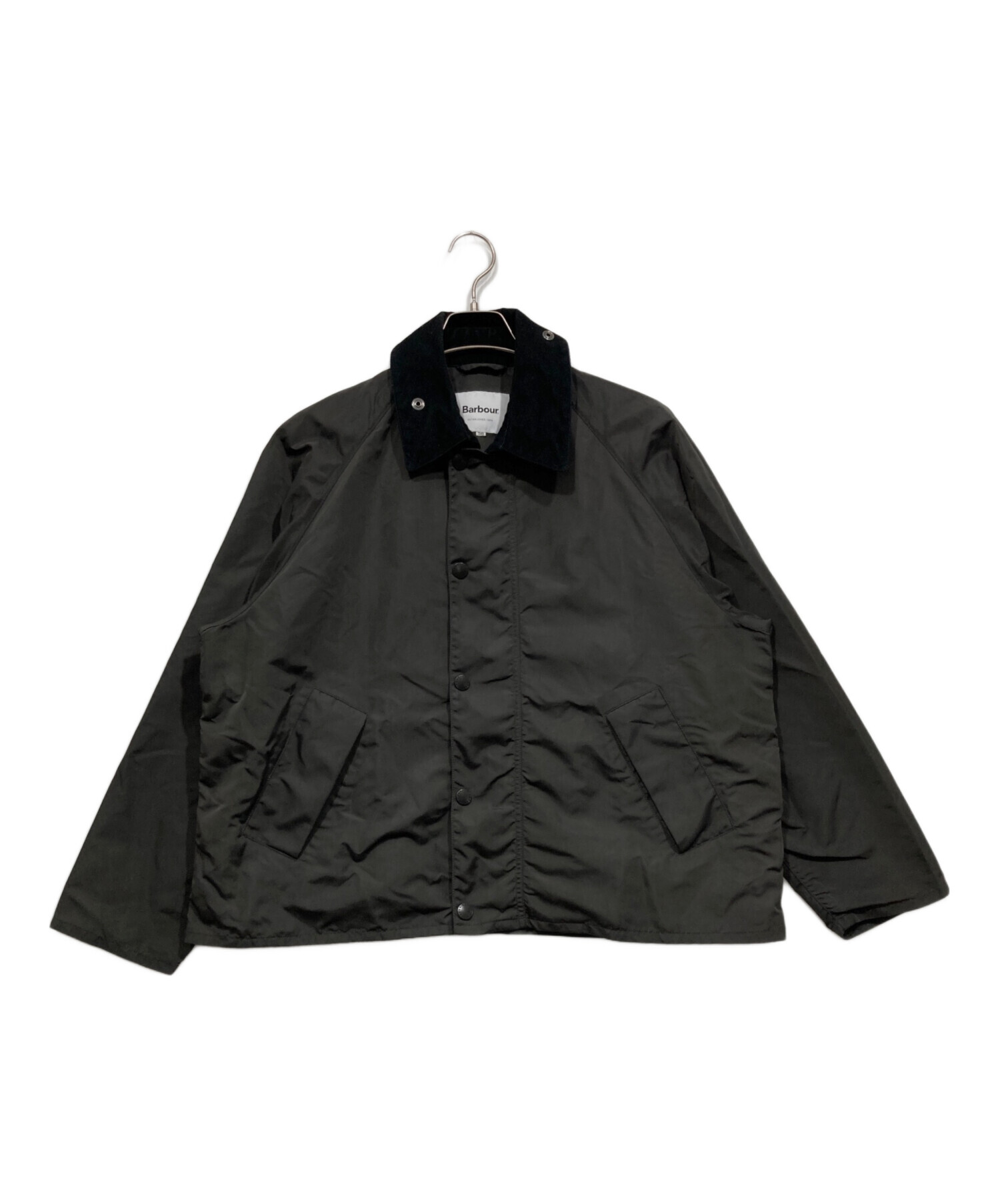 Barbour (バブアー) SHIPS (シップス) 別注 TRANSPORT ナイロンジャケット ブラック サイズ:38