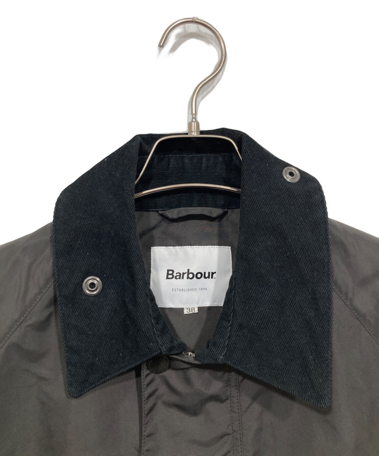 Barbour (バブアー) SHIPS (シップス) 別注 TRANSPORT ナイロンジャケット ブラック サイズ:38