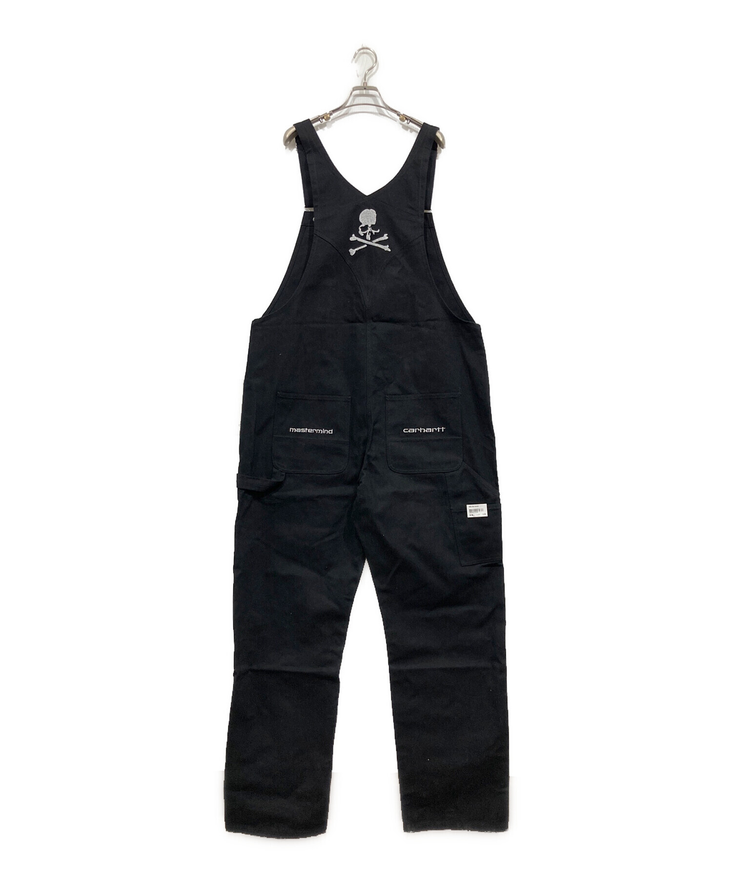 中古・古着通販】CarHartt (カーハート) Mastermind JAPAN (マスターマインド ジャパン) MMJ BIB OVERALL  ブラック サイズ:38｜ブランド・古着通販 トレファク公式【TREFAC FASHION】スマホサイト