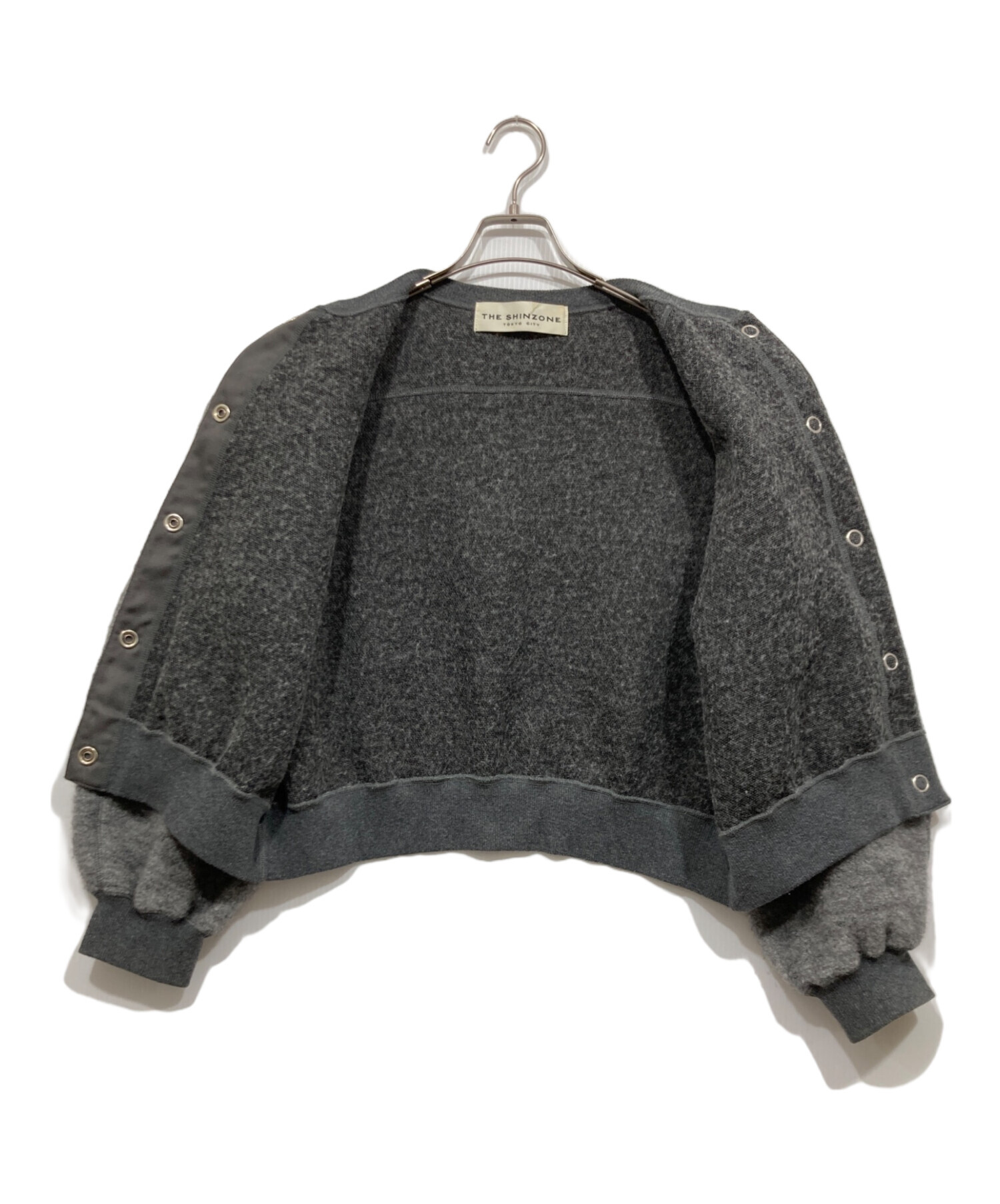 中古・古着通販】THE SHINZONE (ザ シンゾーン) フリース ケープリン カーディガン / FLEECE CAPELIN グレー  サイズ:FREE｜ブランド・古着通販 トレファク公式【TREFAC FASHION】スマホサイト