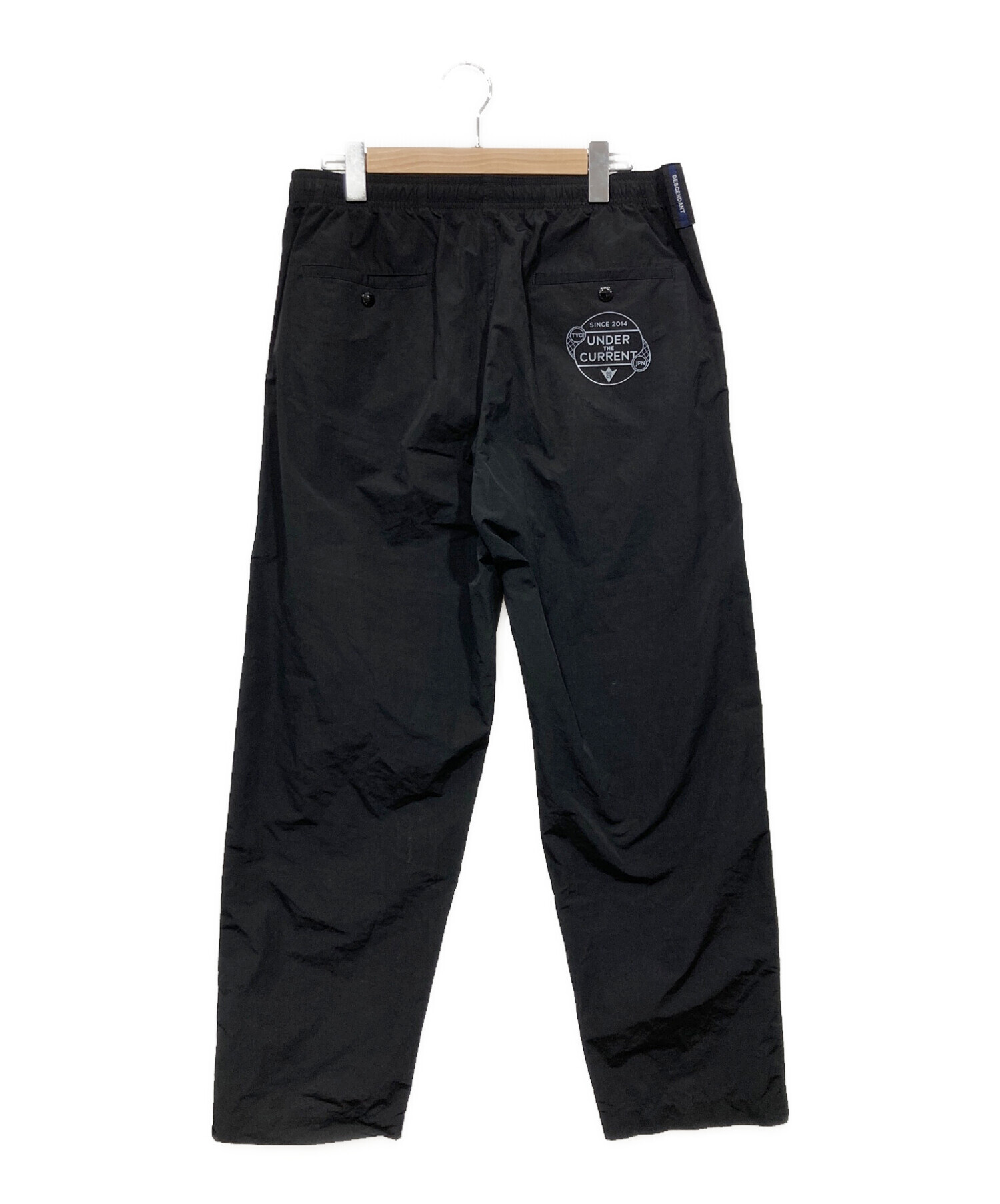 中古・古着通販】DESCENDANT (ディセンダント) SHORE NYLON BEACH PANTS ブラック サイズ:3｜ブランド・古着通販  トレファク公式【TREFAC FASHION】スマホサイト