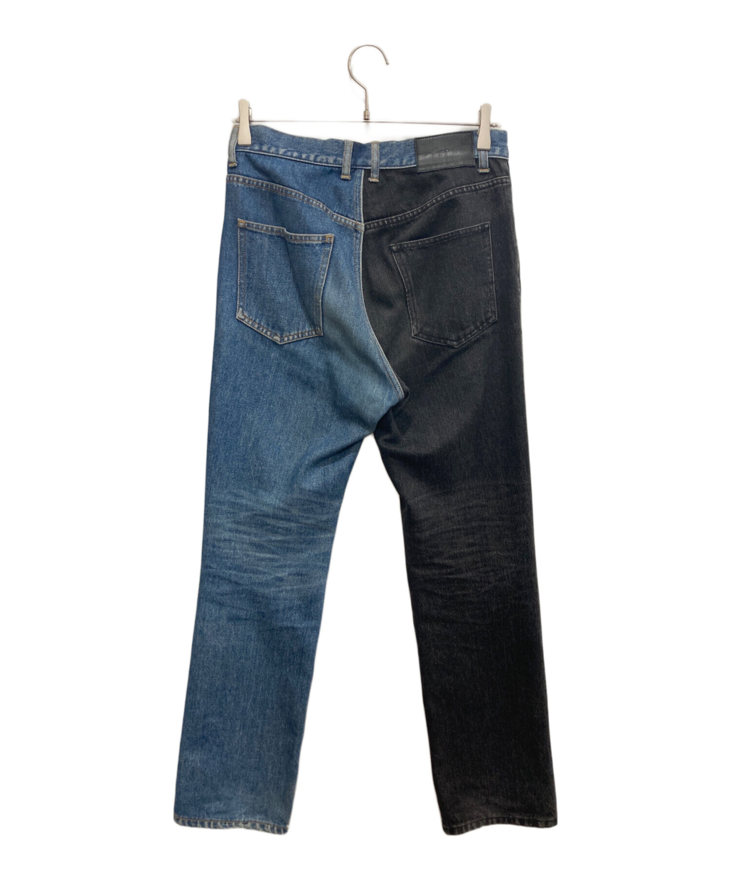 中古・古着通販】JOHN LAWRENCE SULLIVAN (ジョンローレンスサリバン) DENIM COMBINATION PANTS  インディゴ×ブラック サイズ:44｜ブランド・古着通販 トレファク公式【TREFAC FASHION】スマホサイト