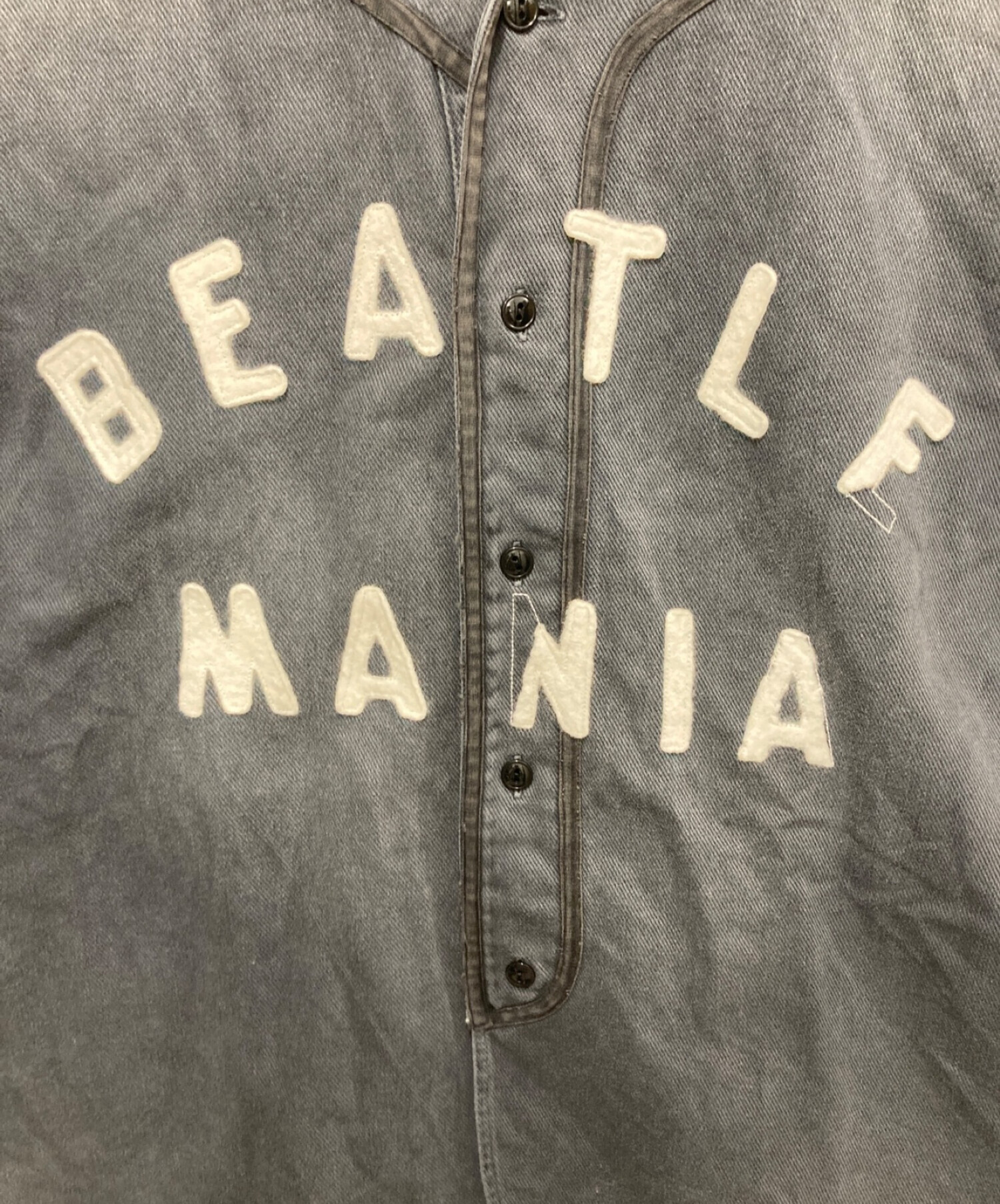 中古・古着通販】BOWWOW (バウワウ) BEATLE MANIA BASEBALL SHIRTS グレー サイズ:L｜ブランド・古着通販  トレファク公式【TREFAC FASHION】スマホサイト