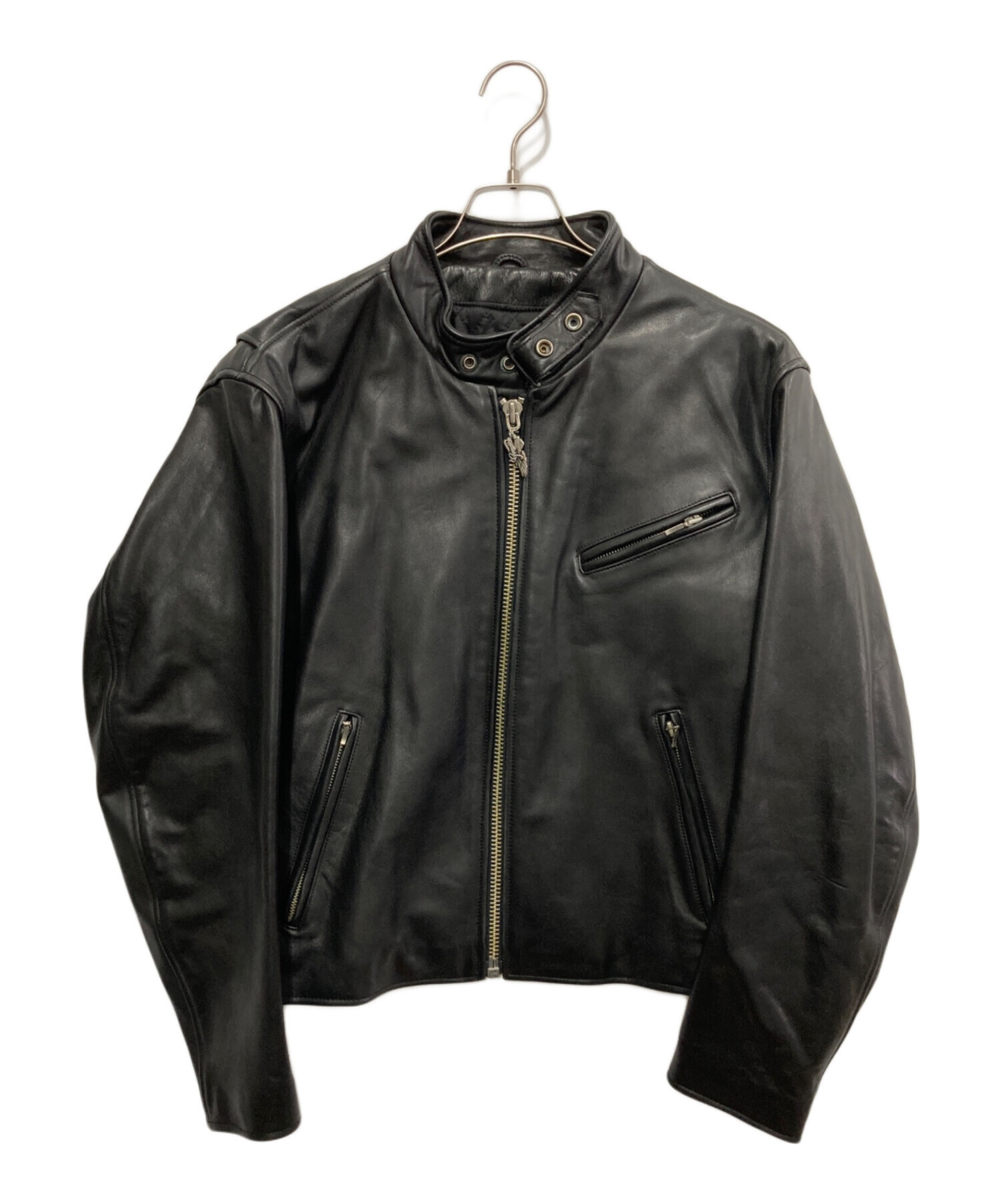 中古・古着通販】HARLEY-DAVIDSON (ハーレーダビッドソン) レザーライダースジャケット ブラック サイズ:L｜ブランド・古着通販  トレファク公式【TREFAC FASHION】スマホサイト