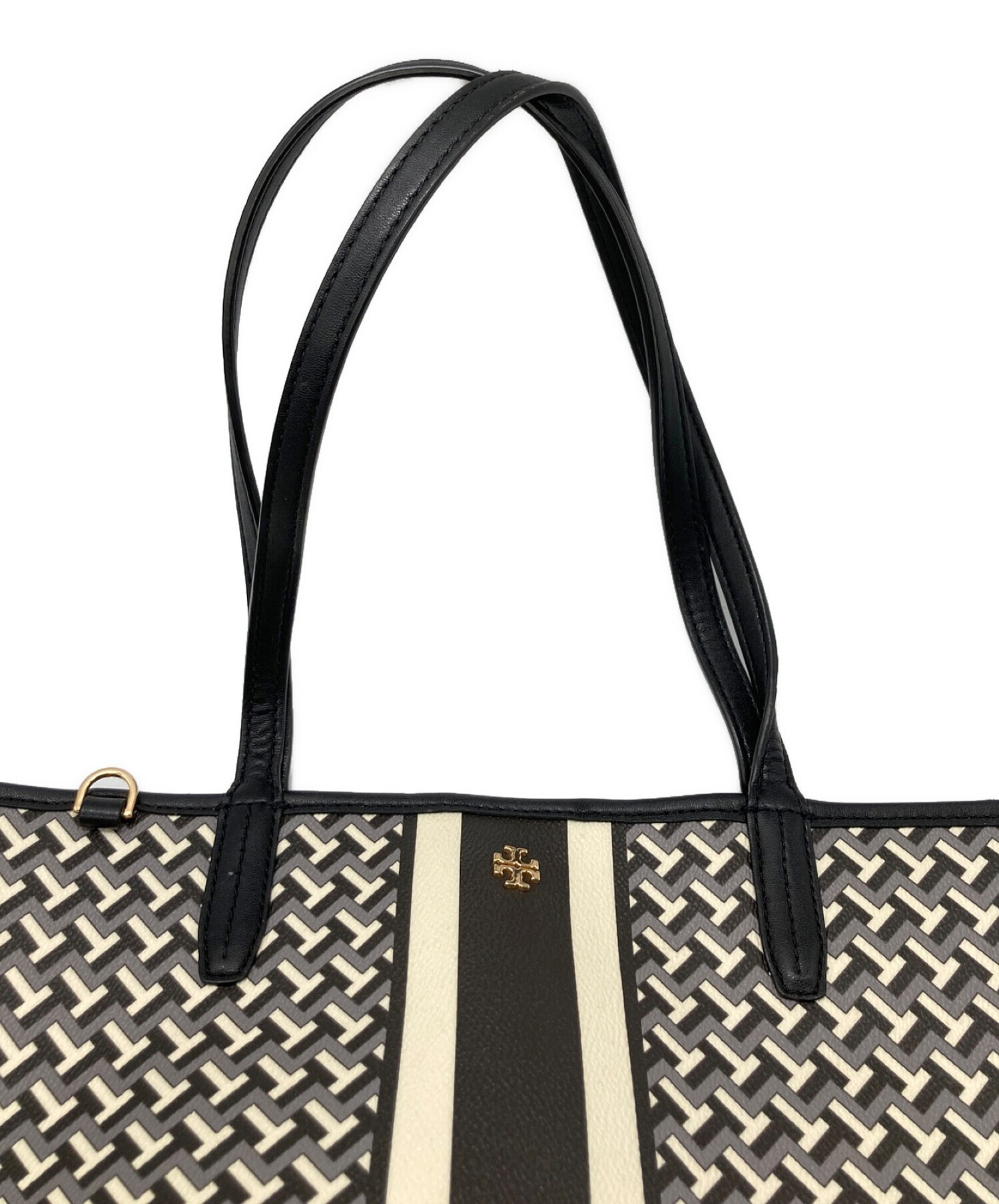 中古・古着通販】TORY BURCH (トリーバーチ) GEOロゴトートバッグ