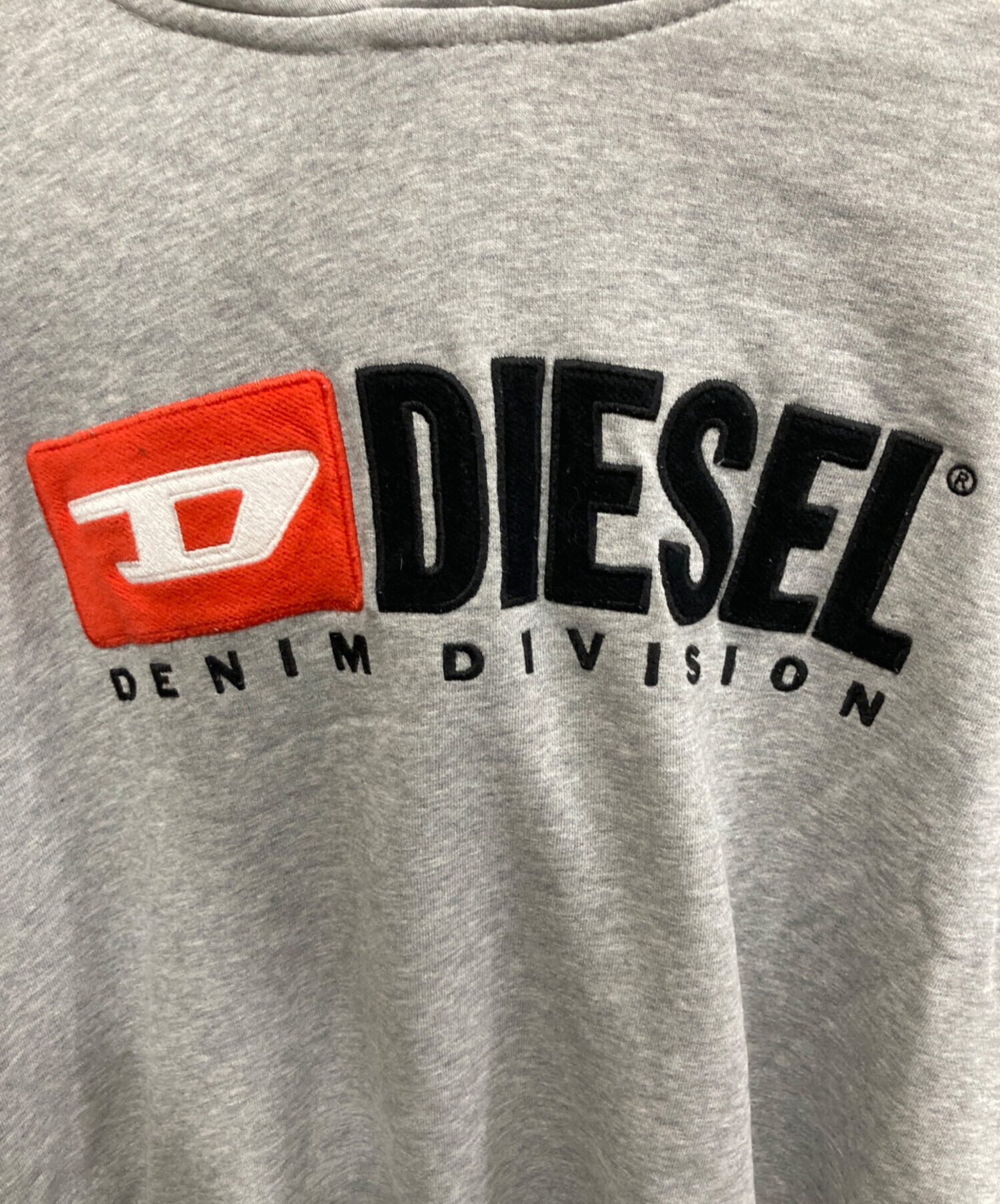 中古・古着通販】DIESEL (ディーゼル) ロゴパーカー グレー サイズ:M｜ブランド・古着通販 トレファク公式【TREFAC  FASHION】スマホサイト