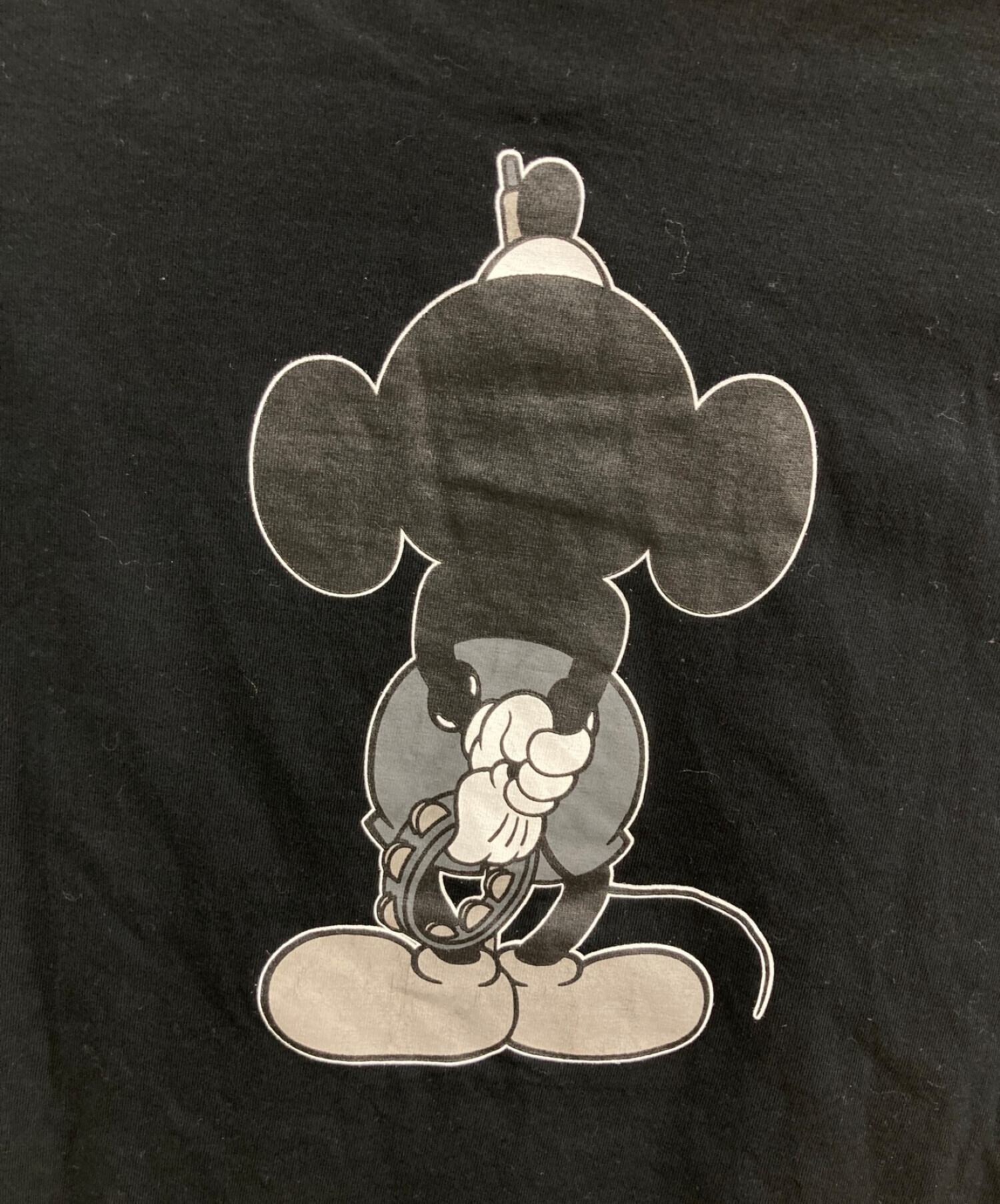 NUMBER (N)INE (ナンバーナイン) DISNEY (ディズニー) ミッキープリントTシャツ ブラック サイズ:4