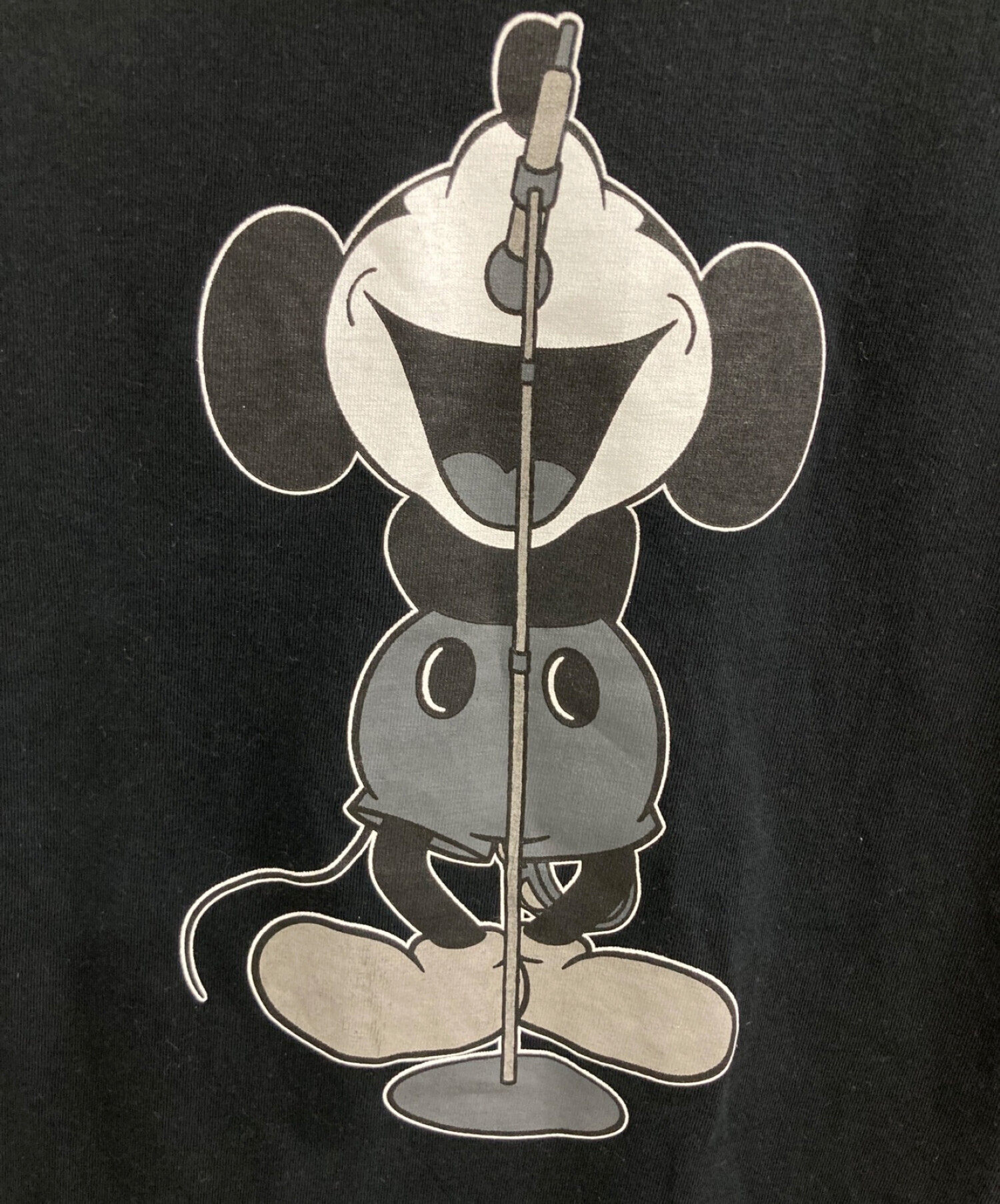 NUMBER (N)INE (ナンバーナイン) DISNEY (ディズニー) ミッキープリントTシャツ ブラック サイズ:4