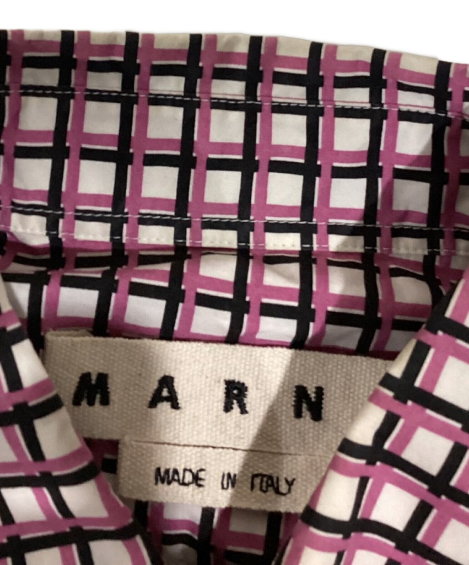 中古・古着通販】MARNI (マルニ) チェックシャツ ピンク×ホワイト サイズ:48｜ブランド・古着通販 トレファク公式【TREFAC  FASHION】スマホサイト