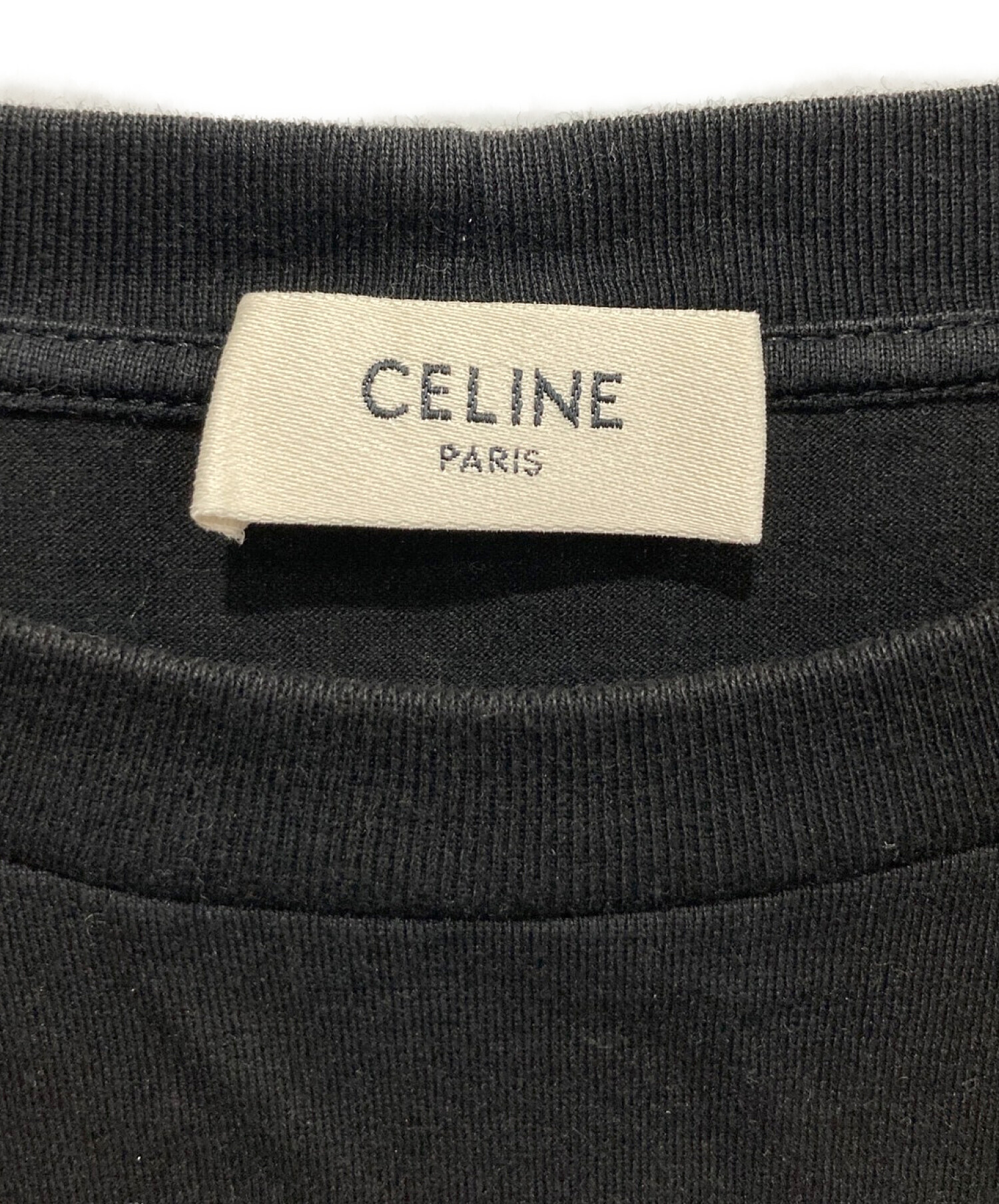 中古・古着通販】CELINE (セリーヌ) スタッズ付ルーズTシャツ/2X800501F ブラック サイズ:M｜ブランド・古着通販  トレファク公式【TREFAC FASHION】スマホサイト