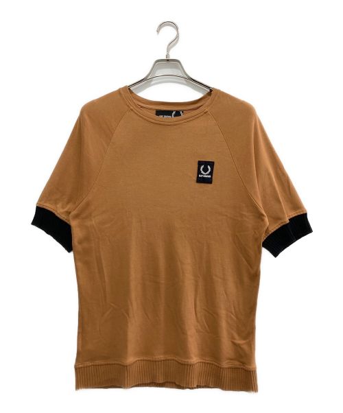 【中古・古着通販】RAF SIMONS (ラフシモンズ) FRED PERRY (フレッドペリー) 半袖カットソー オレンジ サイズ:38｜ブランド・古着通販  トレファク公式【TREFAC FASHION】スマホサイト