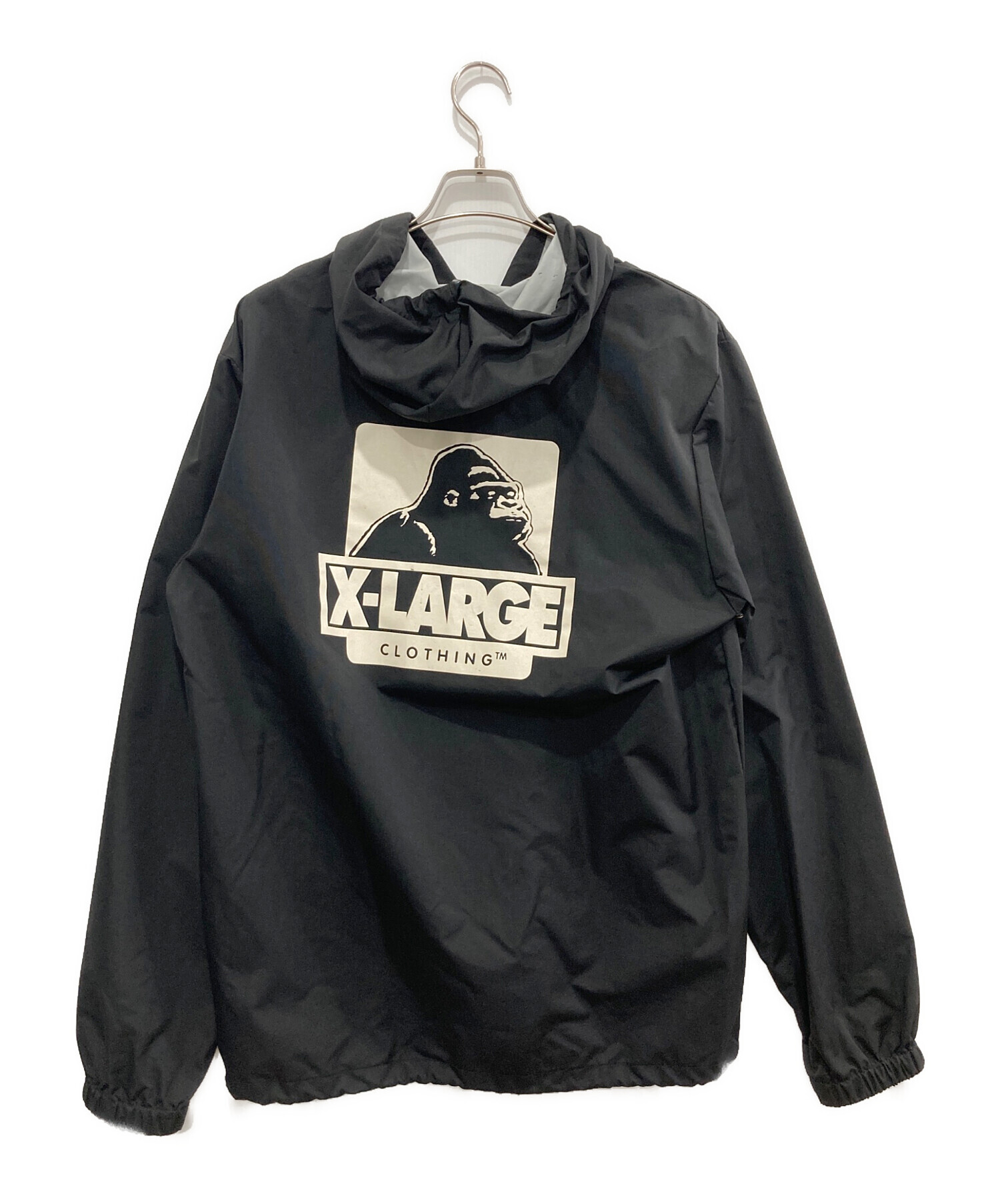 中古・古着通販】X-LARGE (エクストララージ) フーデッドナイロンジャケット ブラック サイズ:L｜ブランド・古着通販  トレファク公式【TREFAC FASHION】スマホサイト