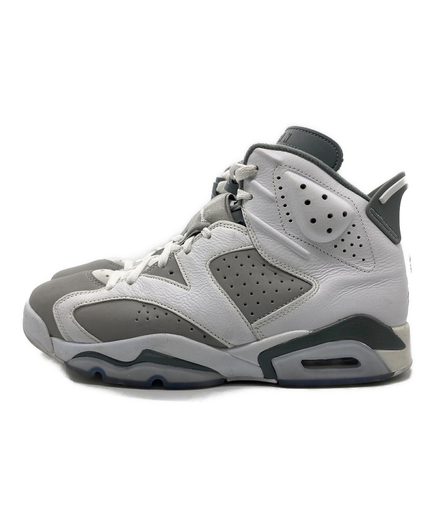 NIKE (ナイキ) AIR JORDAN 6 RETRO/エアジョーダン6レトロ/CT8529-100 ホワイト×グレー サイズ:27cm