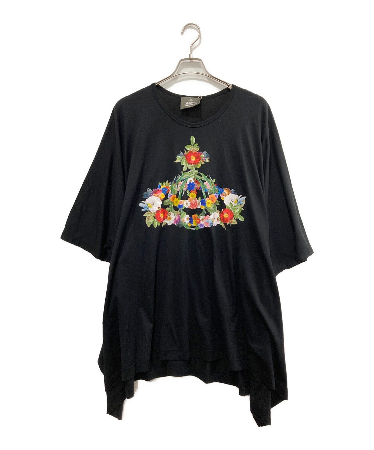 Vivienne Westwood man (ヴィヴィアン ウェストウッド マン) フラワーエレファントTシャツ/149047/5117 ブラック  サイズ:FREE