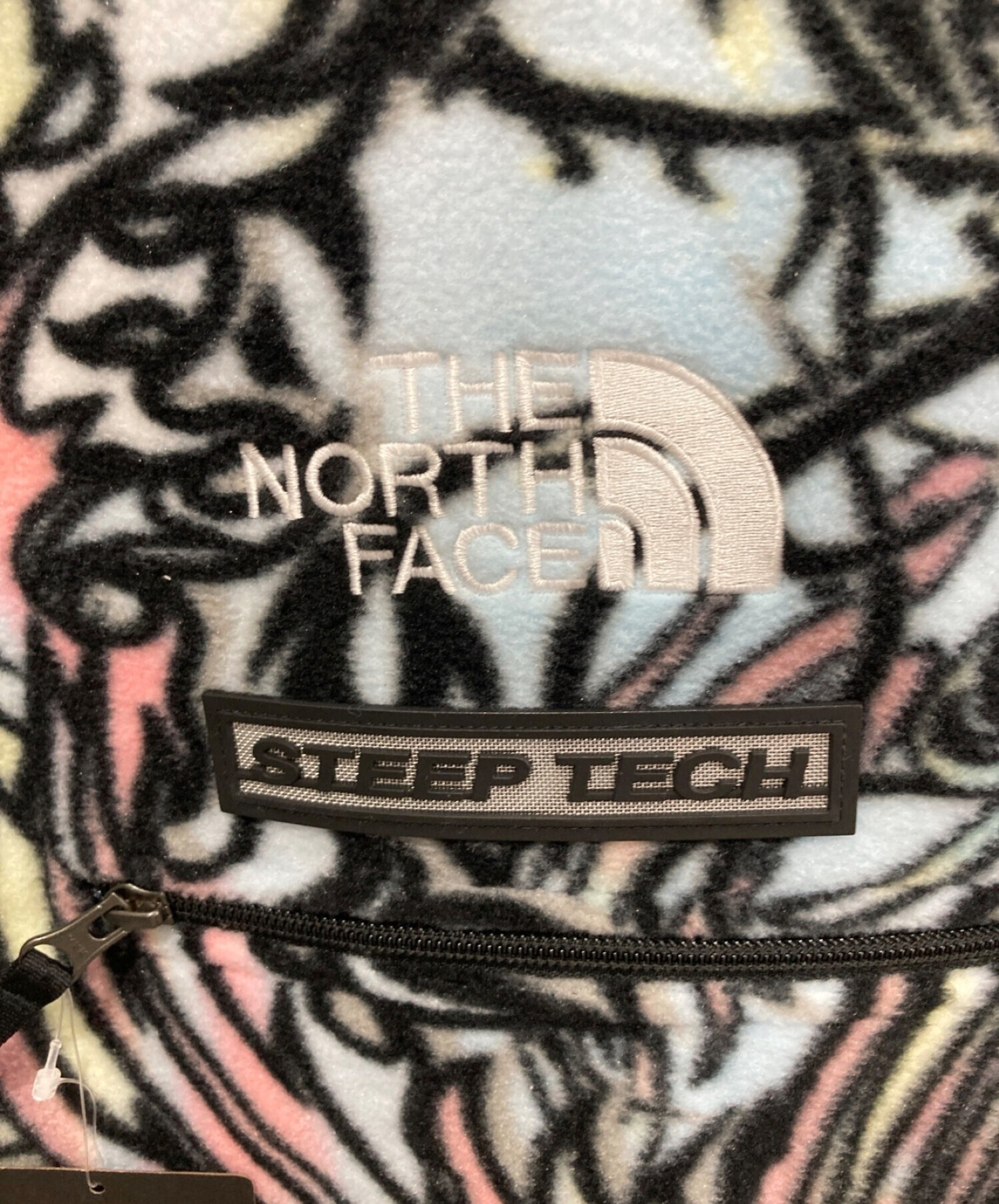 THE NORTH FACE (ザ ノース フェイス) SUPREME (シュプリーム) Steep Tech Fleece  Pullover/スティープ」テックフリースプルオーバー ブルー×ブラック サイズ:M