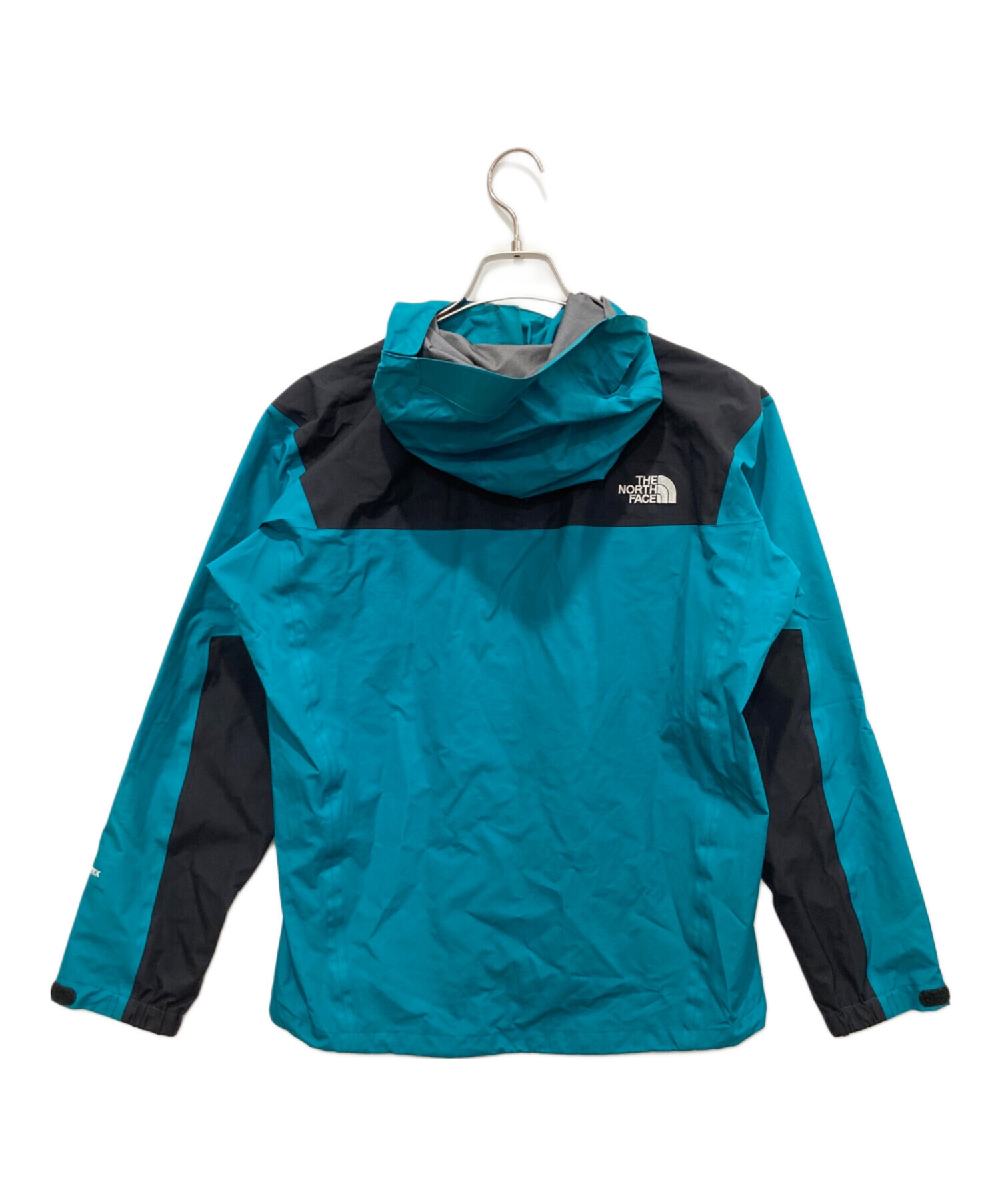 THE NORTH FACE (ザ ノース フェイス) ナイロンパーカー ブラック×グリーン サイズ:S