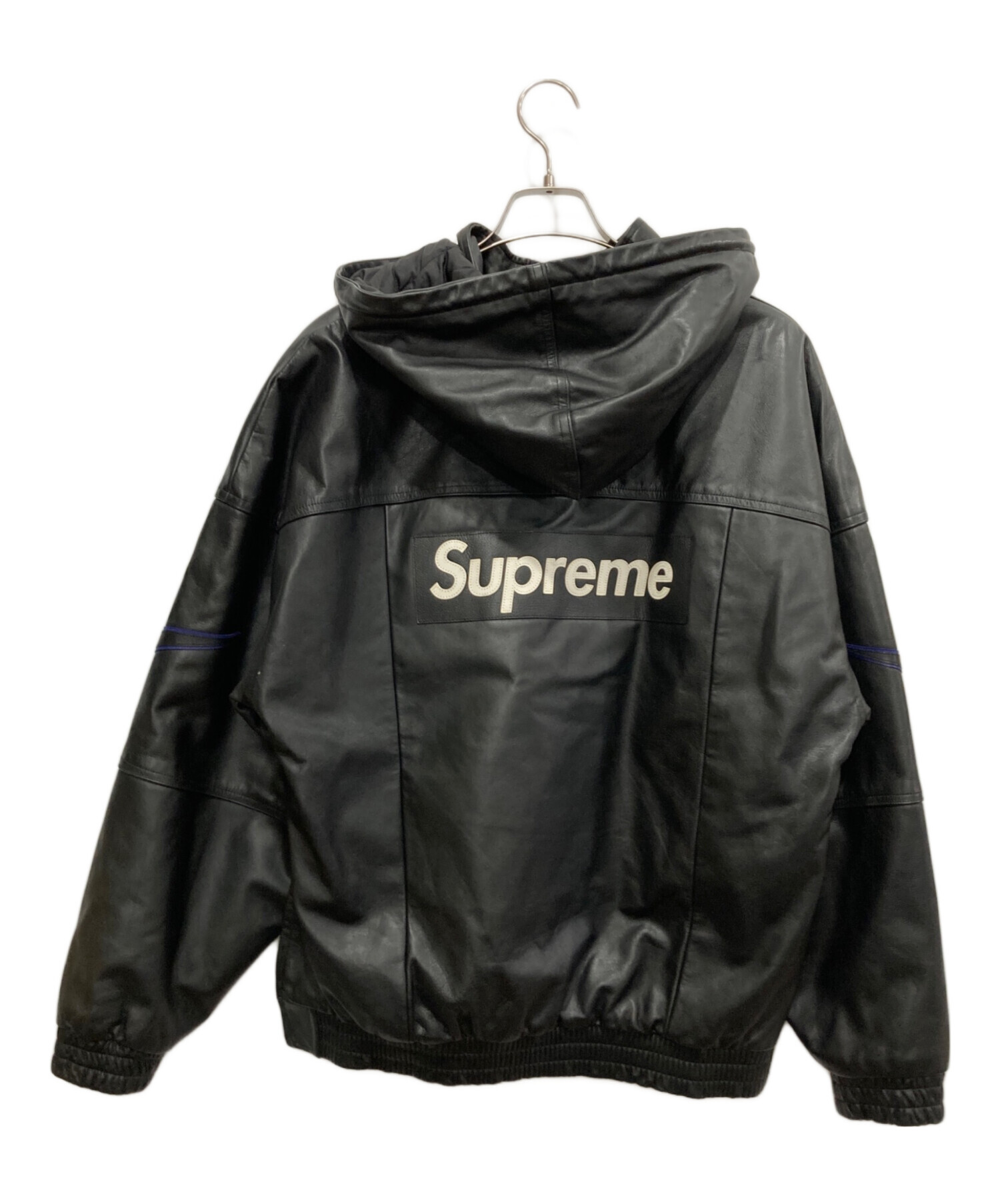 中古・古着通販】SUPREME (シュプリーム) NIKE (ナイキ) Leather Anorak ブラック サイズ:M｜ブランド・古着通販  トレファク公式【TREFAC FASHION】スマホサイト