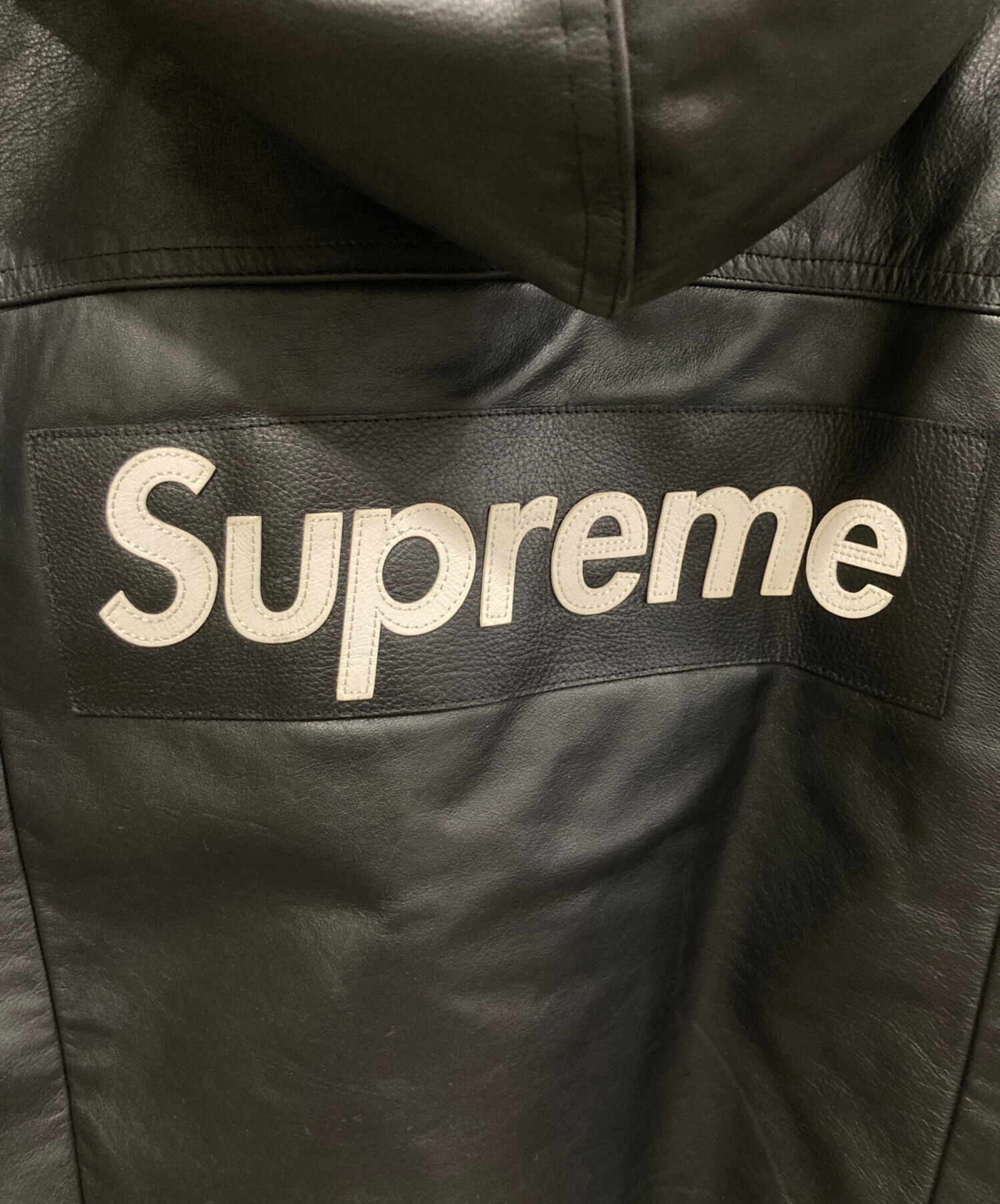 中古・古着通販】SUPREME (シュプリーム) NIKE (ナイキ) Leather Anorak ブラック サイズ:M｜ブランド・古着通販  トレファク公式【TREFAC FASHION】スマホサイト