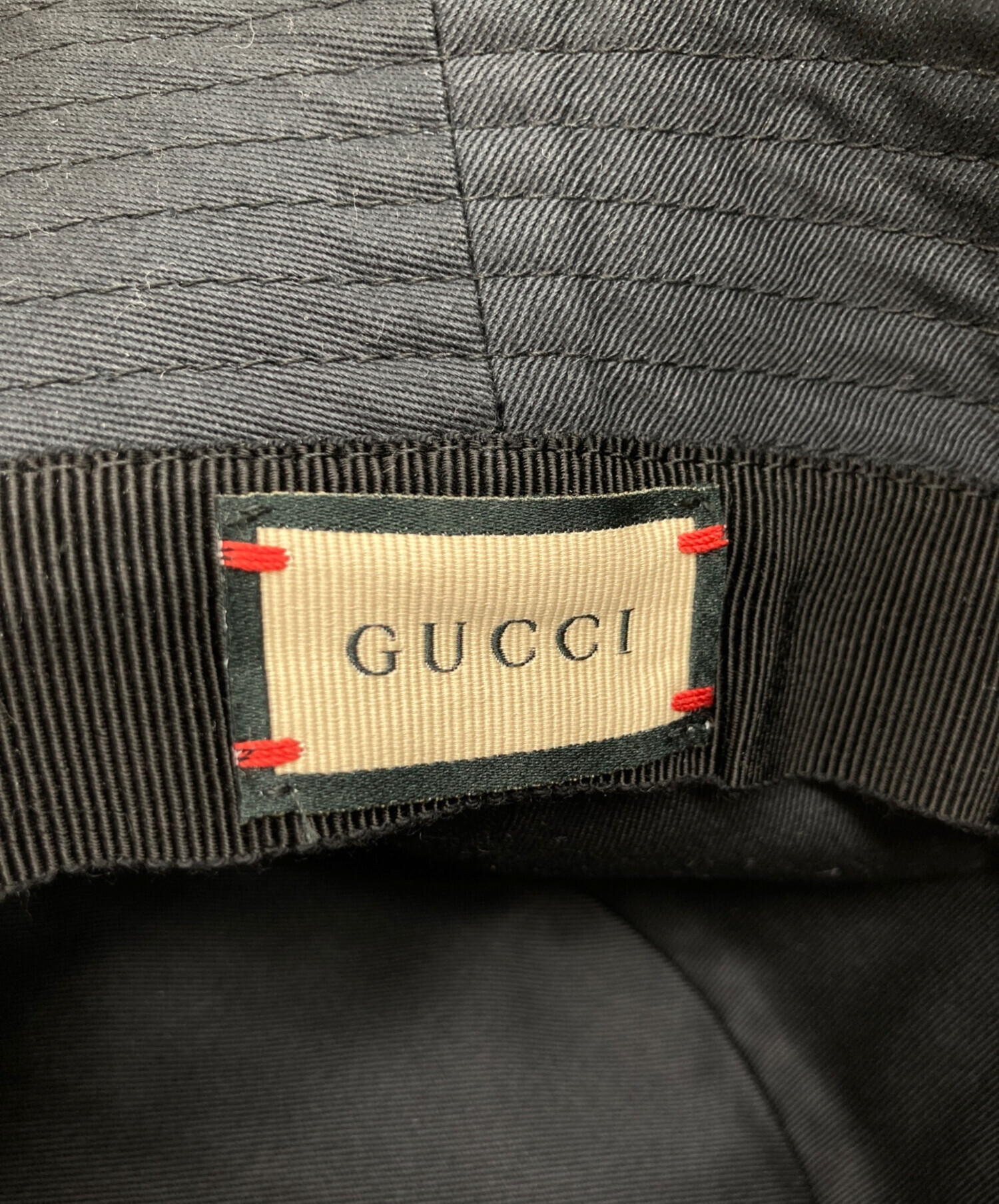 中古・古着通販】GUCCI (グッチ) エンボス バケットハット ブラック サイズ:L｜ブランド・古着通販 トレファク公式【TREFAC  FASHION】スマホサイト