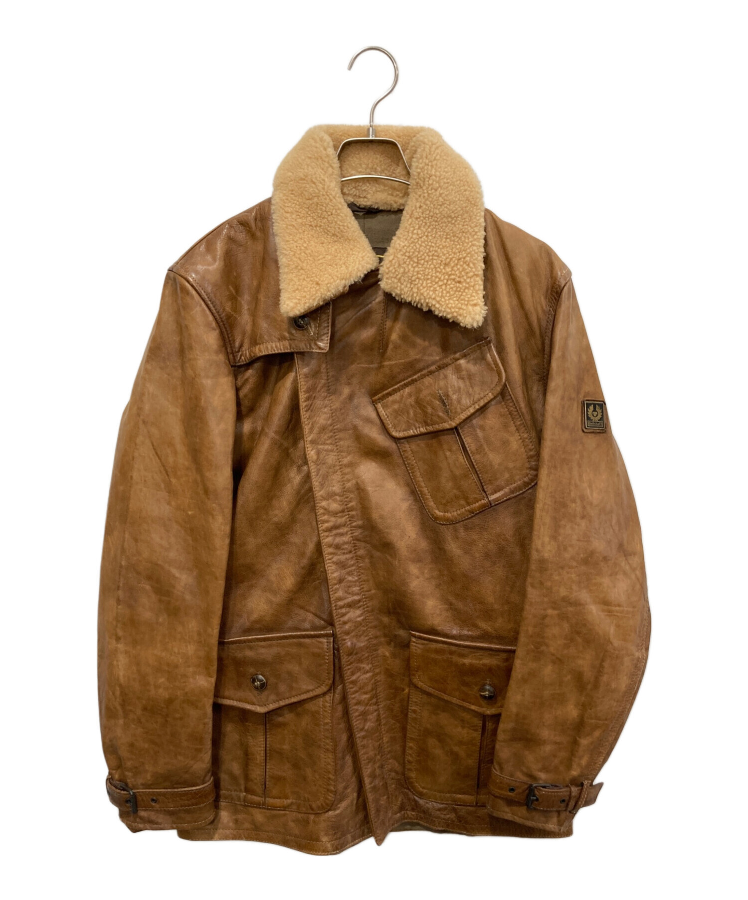 中古・古着通販】BELSTAFF (ベルスタッフ) レザージャケット ブラウン サイズ:M｜ブランド・古着通販 トレファク公式【TREFAC  FASHION】スマホサイト