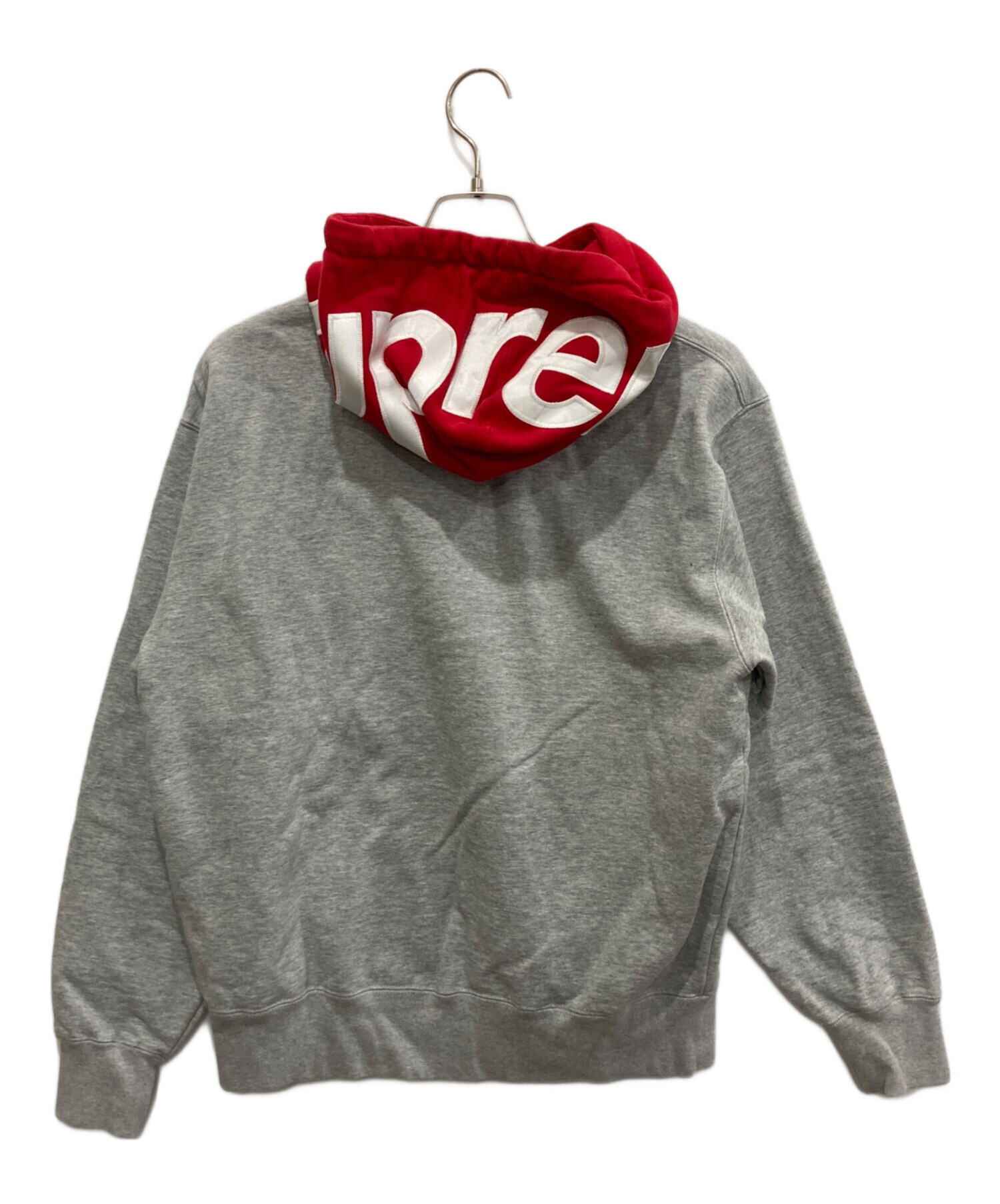 中古・古着通販】SUPREME (シュプリーム) Contrast Hooded Sweatshirt グレー×レッド サイズ:S｜ブランド・古着通販  トレファク公式【TREFAC FASHION】スマホサイト