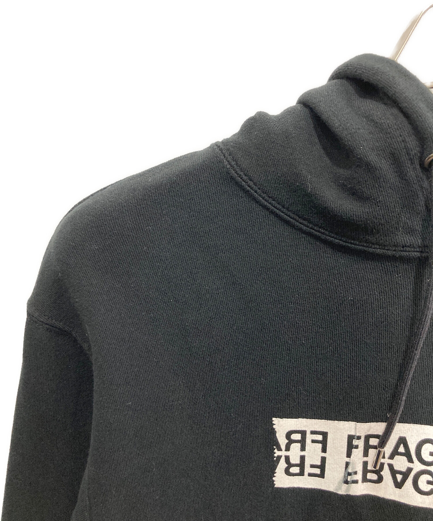 sacai (サカイ) FRAGMENT DESIGN (フラグメントデザイン) FRAGIL HOODIE ブラック サイズ:3