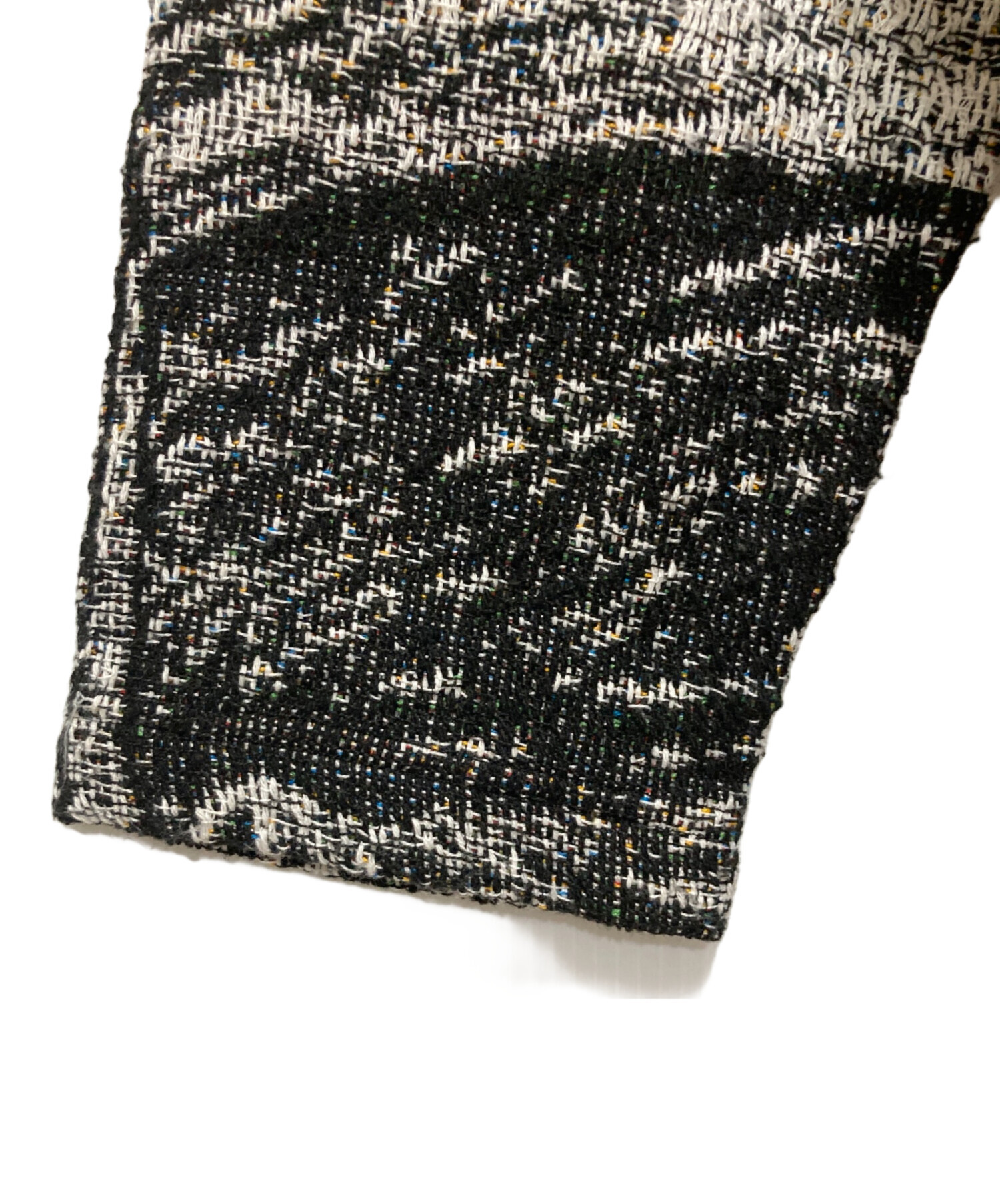 WANNA (ワナ) “W SWELLS” TAPESTRY KNIT グレー サイズ:S