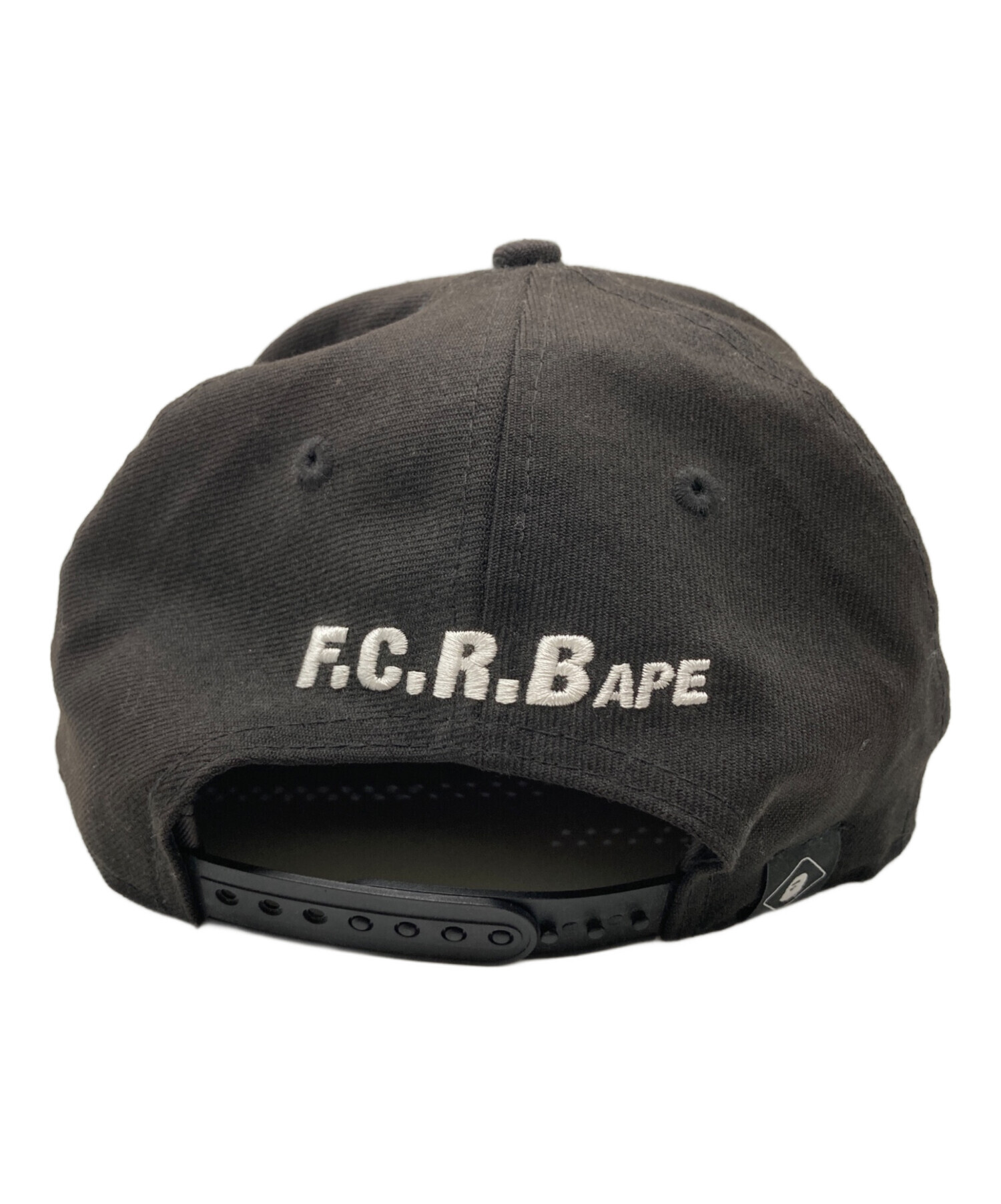 New Era (ニューエラ) F.C.R.B. (エフシーアールビー) A BATHING APE (アベイシングエイプ) トリプルコラボキャップ  ブラック サイズ:9FIFTY