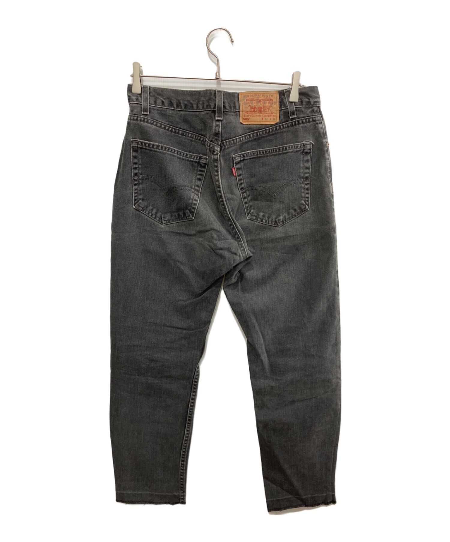 中古・古着通販】LEVI'S (リーバイス) 505ブラックデニム ブラック サイズ:81ｃｍ（W32）｜ブランド・古着通販  トレファク公式【TREFAC FASHION】スマホサイト