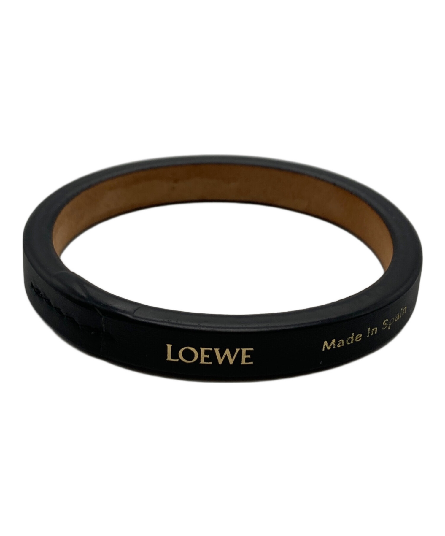 中古・古着通販】LOEWE (ロエベ) DOUBLE BANGLE/ダブルバングル ブラック×ブラウン｜ブランド・古着通販  トレファク公式【TREFAC FASHION】スマホサイト