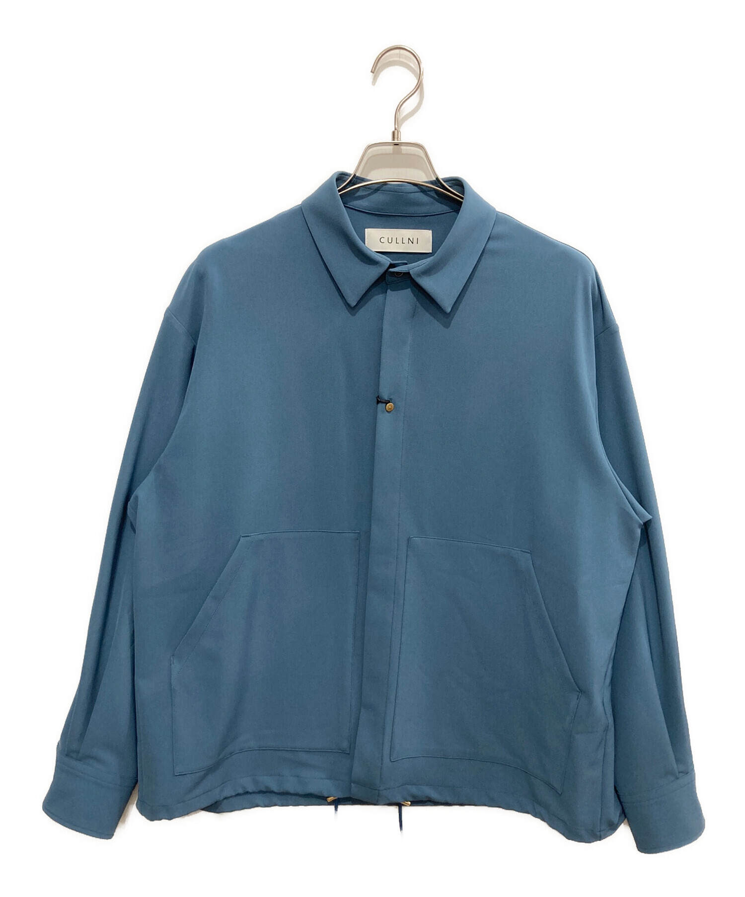 CULLNI (クルニ) Stretch Twill Light Shirt Jacket ブルー サイズ:2 未使用品