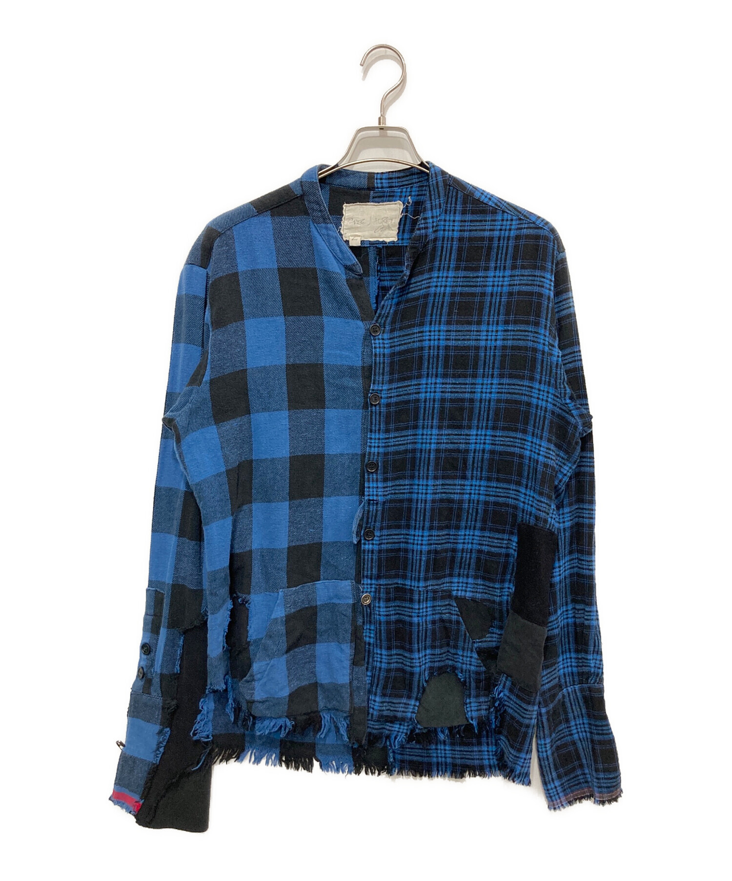 中古・古着通販】GREG LAUREN (グレッグローレン) STUDIO SHIRT ブルー サイズ:2｜ブランド・古着通販  トレファク公式【TREFAC FASHION】スマホサイト