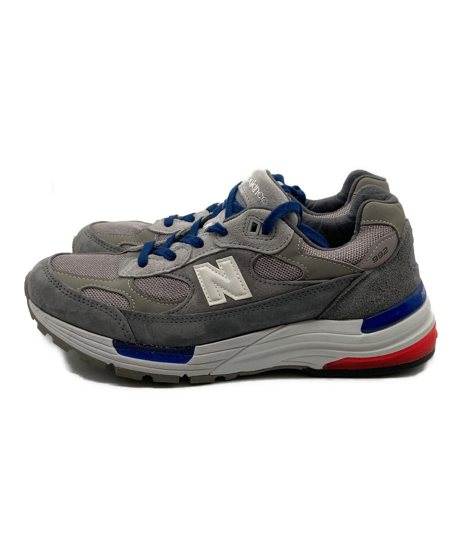 中古・古着通販】NEW BALANCE (ニューバランス) ローカットスニーカー/New Balance 992/ニューバランス 992 グレー  サイズ:25.5cm｜ブランド・古着通販 トレファク公式【TREFAC FASHION】スマホサイト