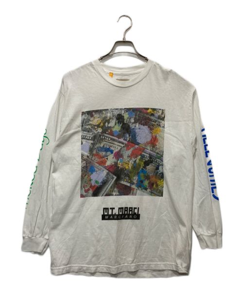 中古・古着通販】GALLERY DEPT (ギャラリー デプト) メルシー アリガリロングスリーブTシャツ/USA製 ホワイト サイズ:M｜ブランド・古着通販  トレファク公式【TREFAC FASHION】スマホサイト