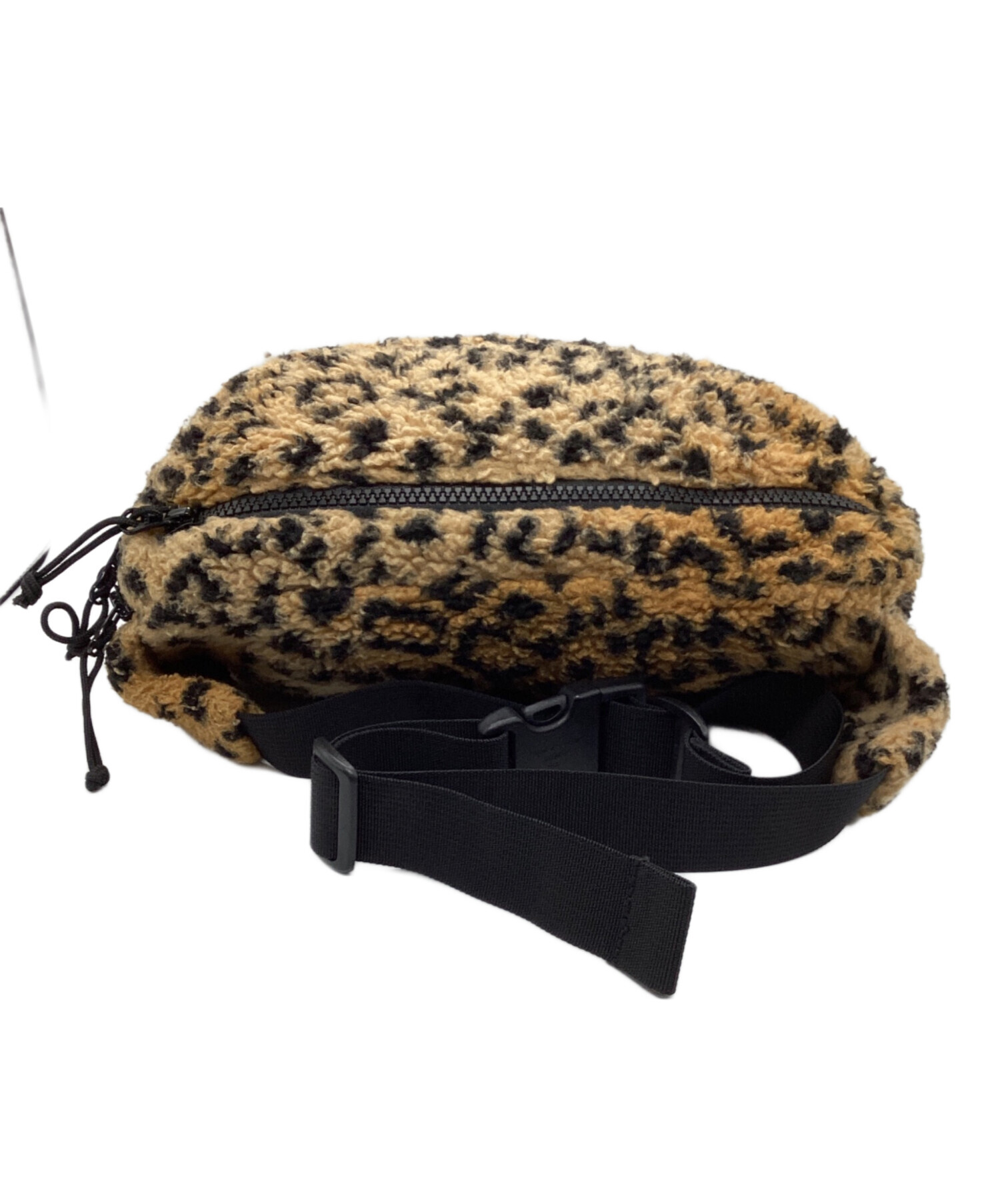 Supreme (シュプリーム) LEOPARD FLEECE WAIST BAG/レオパード フリース ウエストバッグ/17AW キャメル