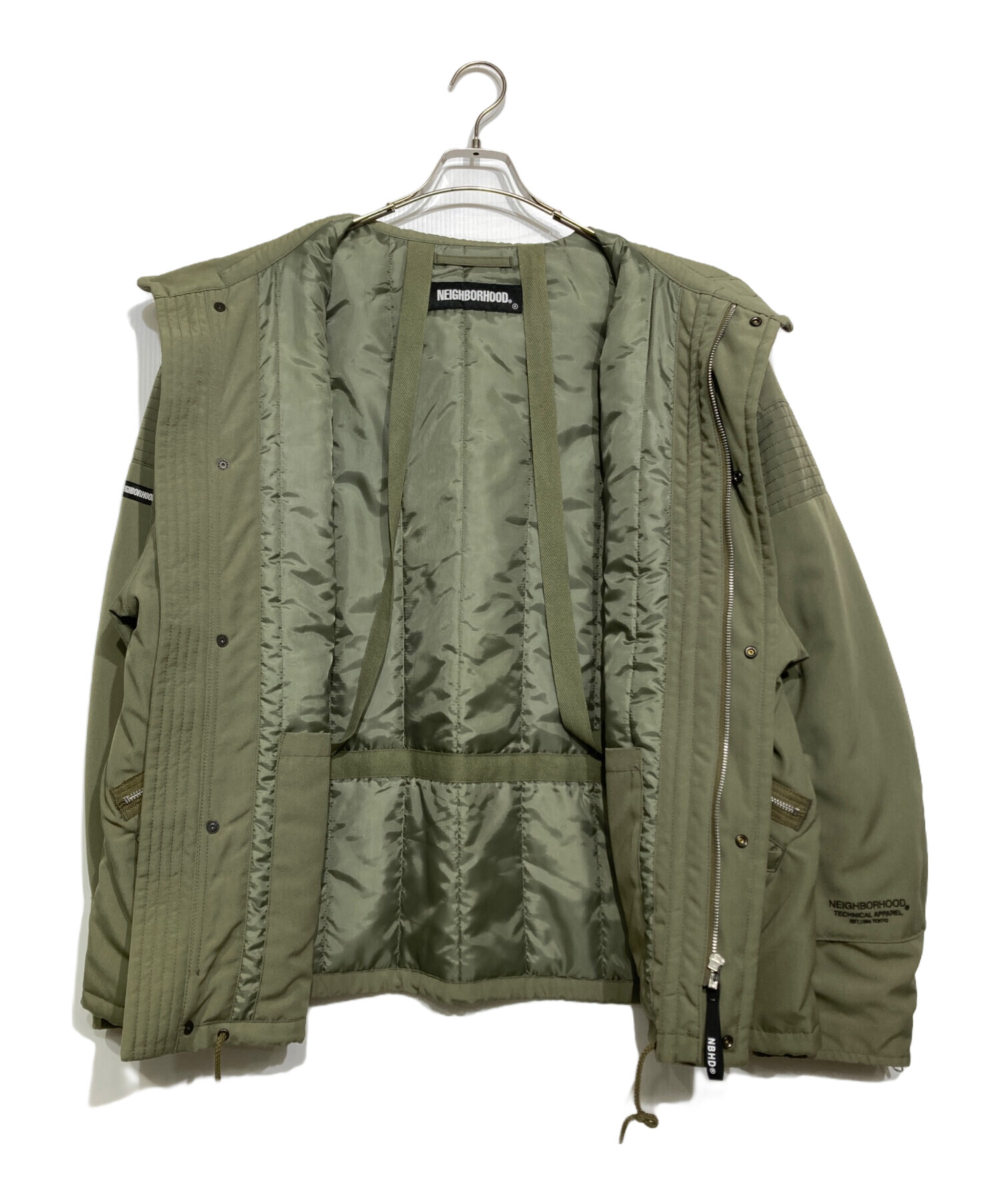 中古・古着通販】NEIGHBORHOOD (ネイバーフッド) THUNDERSTRUCK ER JKT オリーブ サイズ:L｜ブランド・古着通販  トレファク公式【TREFAC FASHION】スマホサイト