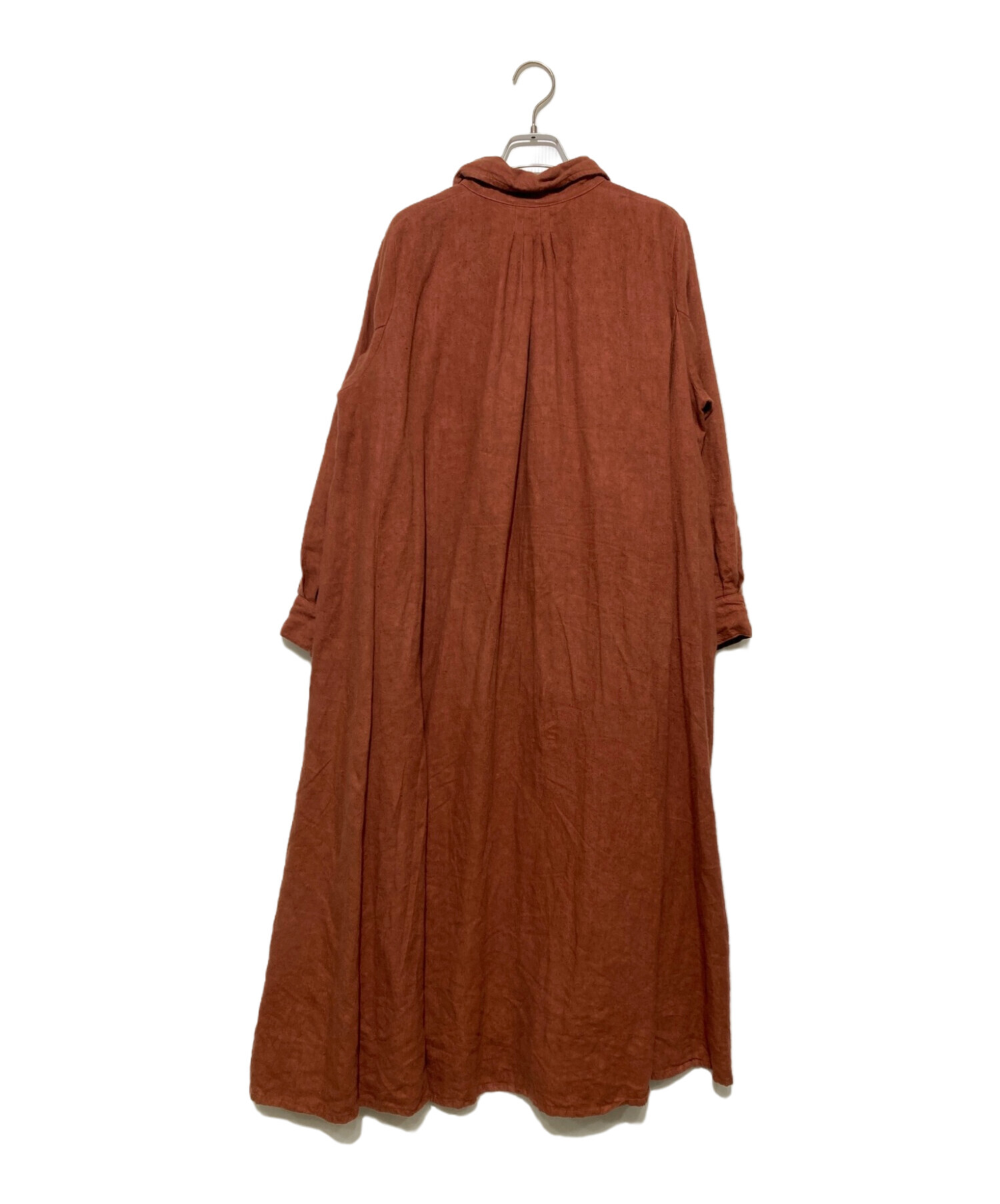 中古・古着通販】nest Robe (ネストローブ) リネンワンピース ブラウン サイズ:F｜ブランド・古着通販 トレファク公式【TREFAC  FASHION】スマホサイト