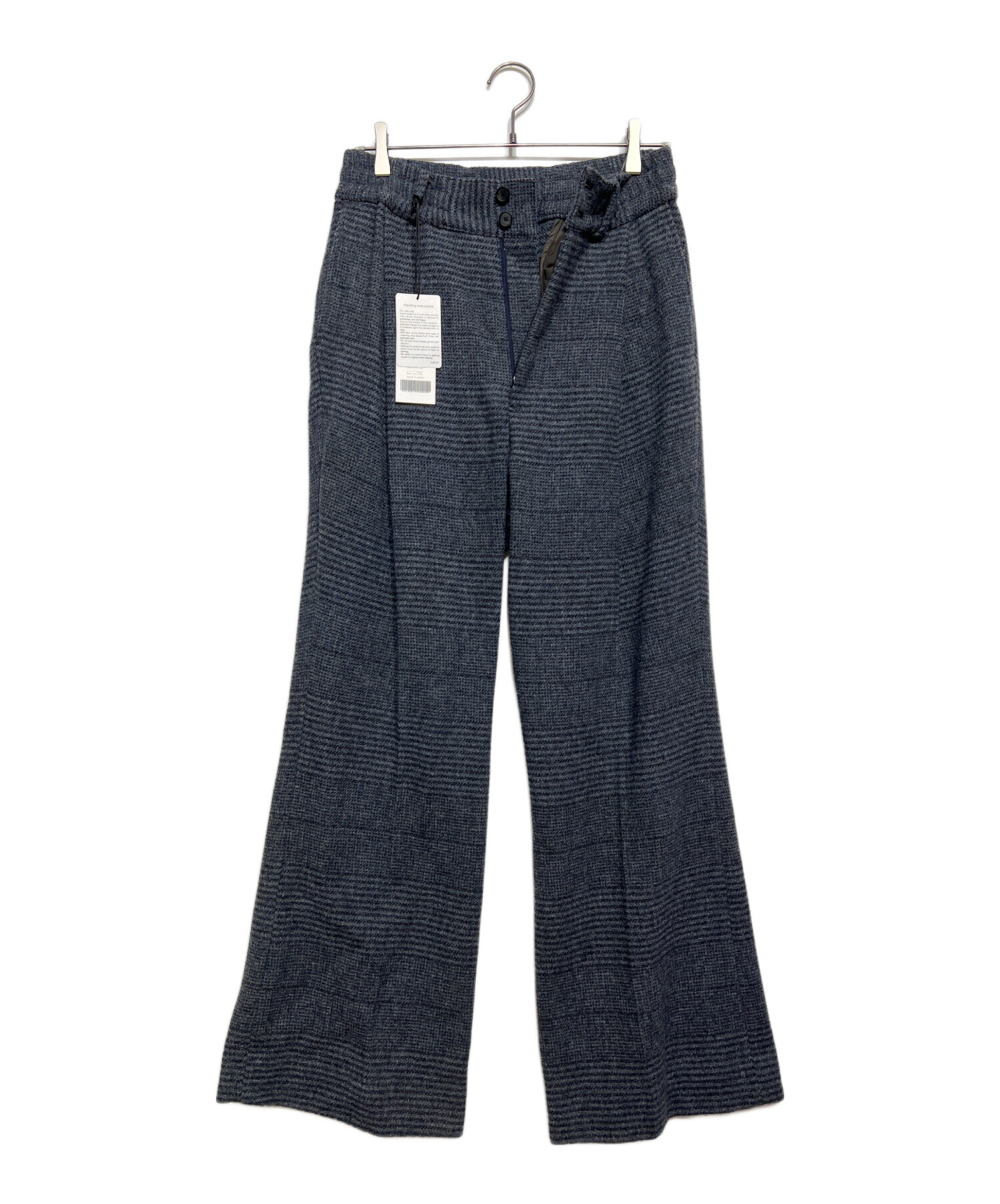 SUBLATIONS (サブレーションズ) HEAVY WOOL GABARDINE FLARE EASY TROUSERS グレー サイズ:１  未使用品