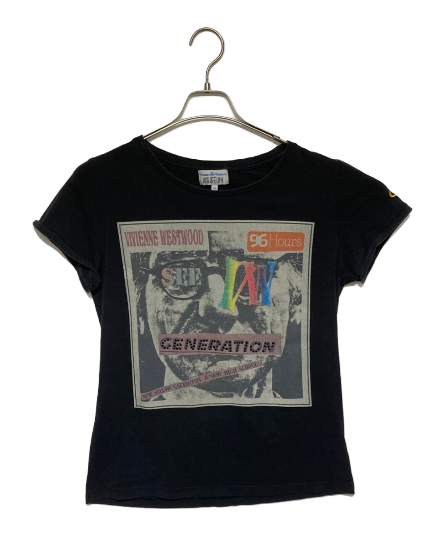 中古・古着通販】Vivienne Westwood man (ヴィヴィアン ウェストウッド マン) プリントTシャツ ブラック  サイズ:M｜ブランド・古着通販 トレファク公式【TREFAC FASHION】スマホサイト