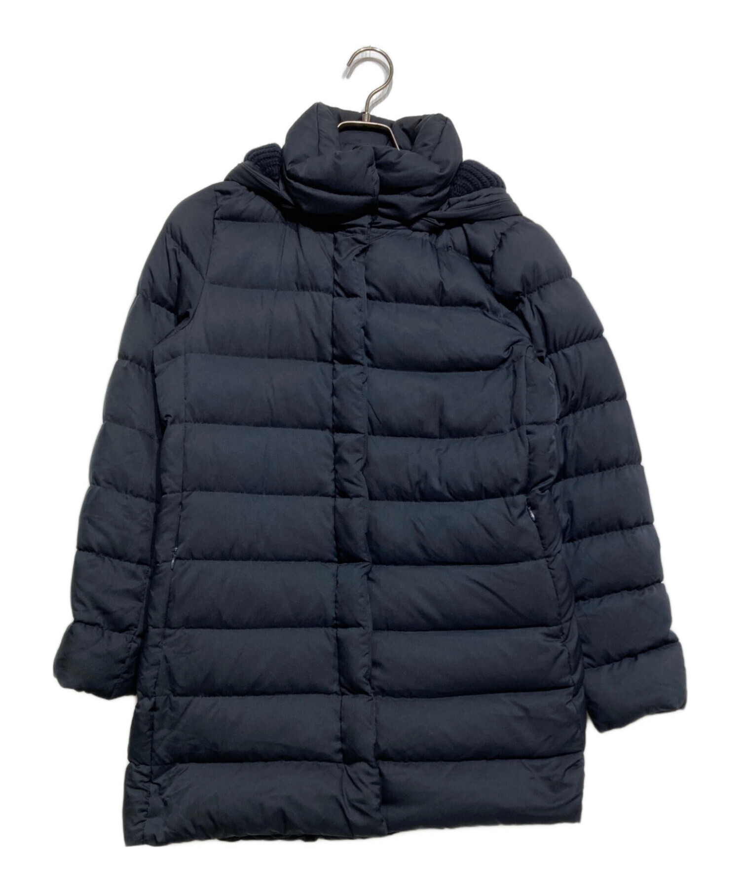 中古・古着通販】HERNO (ヘルノ) Hooded Down Puffer Coat(フード ダウン コート パッファー) ネイビー  サイズ:42｜ブランド・古着通販 トレファク公式【TREFAC FASHION】スマホサイト