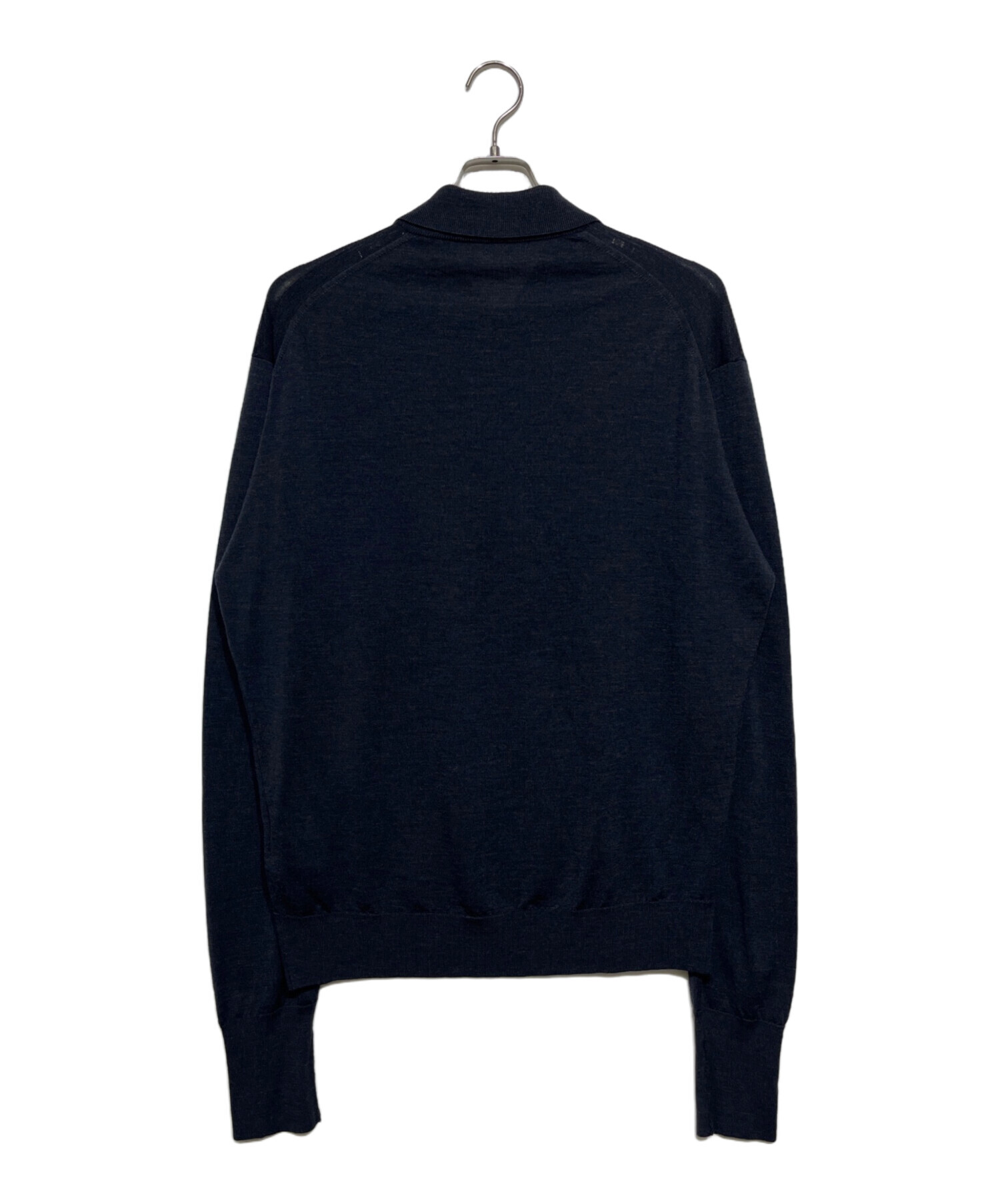 JOHN SMEDLEY (ジョンスメドレー) KAPTAIN SUNSHINE (キャプテンサンシャイン) ニットポロシャツ ネイビー サイズ:M