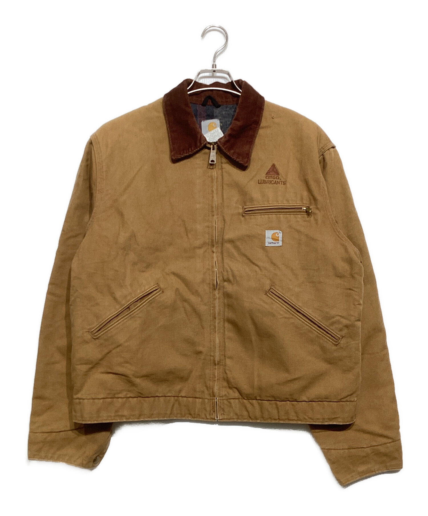 中古・古着通販】CarHartt (カーハート) 90sデトロイトジャケット ブラウン（J001 BRN） サイズ:Ｌ｜ブランド・古着通販  トレファク公式【TREFAC FASHION】スマホサイト