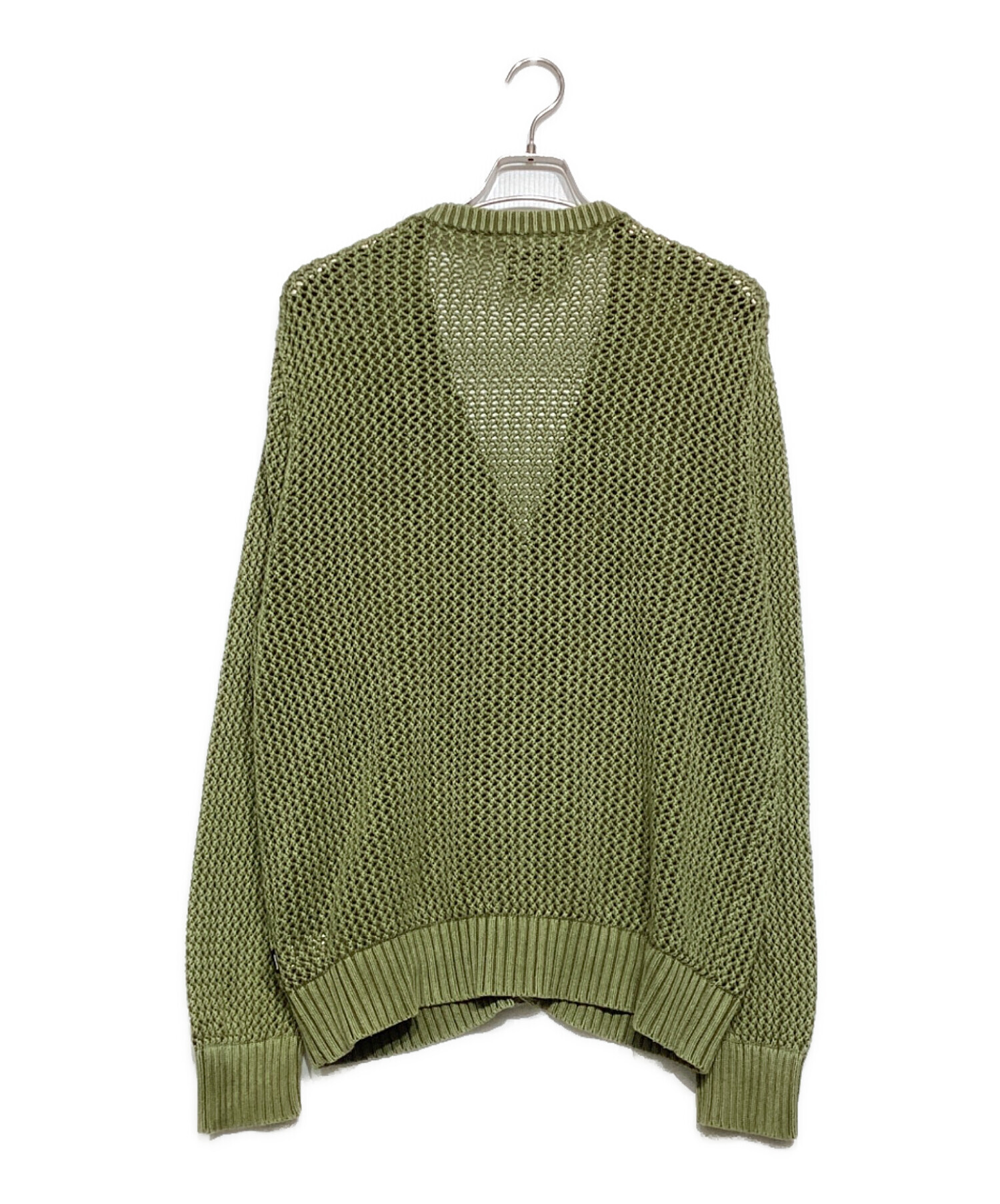 stussy (ステューシー) Loose Gauge Cardigan オリーブ サイズ:L