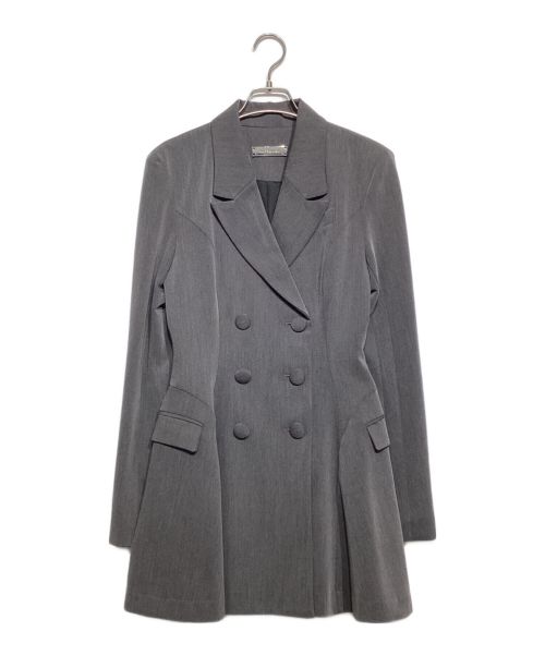 【中古・古着通販】melt the lady (メルトザレディ) thick belt jacket onepiece グレー サイズ:FREE  未使用品｜ブランド・古着通販 トレファク公式【TREFAC FASHION】スマホサイト