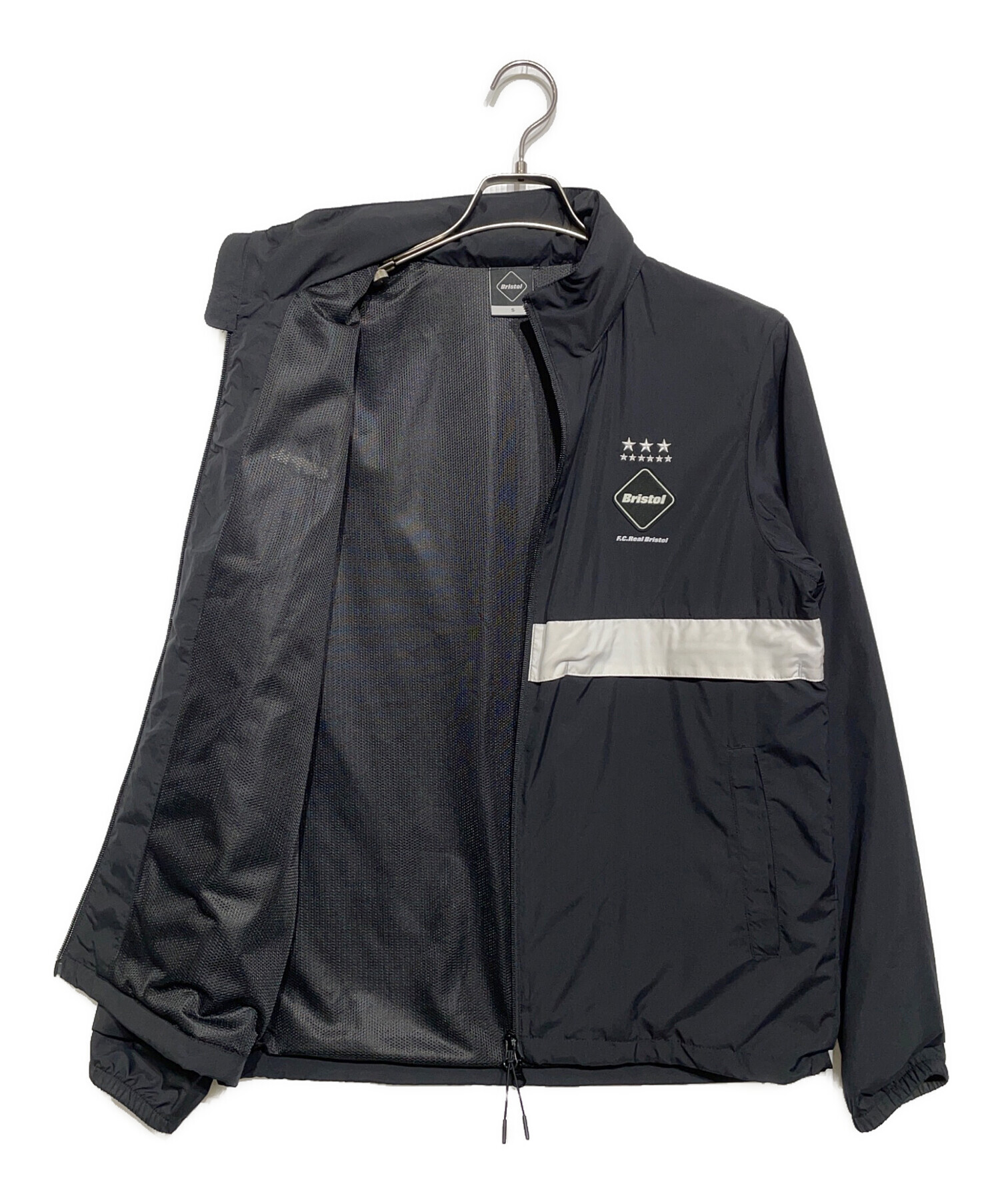 F.C.R.B. (エフシーアールビー) PACKABLE STAND COLLAR JACKET ブラック サイズ:S