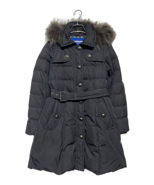 中古・古着通販】BURBERRY BLUE LABEL (バーバリーブルーレーベル) ダウンコート ブラック サイズ:36｜ブランド・古着通販  トレファク公式【TREFAC FASHION】スマホサイト