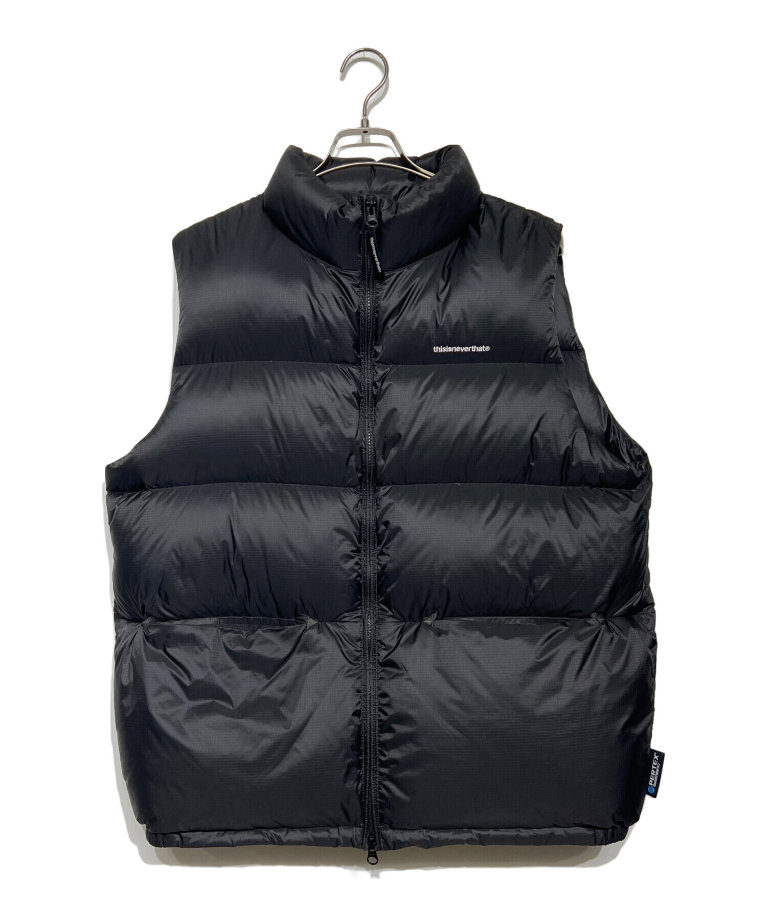 thisisneverthat (ディスイズネバーザット) PERTEX T Down Vest ブラック サイズ:L