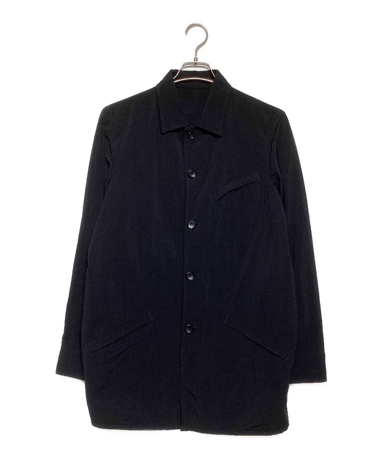 中古・古着通販】COMME des GARCONS HOMME (コムデギャルソン オム) ナイロンジャケット ブラック  サイズ:S｜ブランド・古着通販 トレファク公式【TREFAC FASHION】スマホサイト